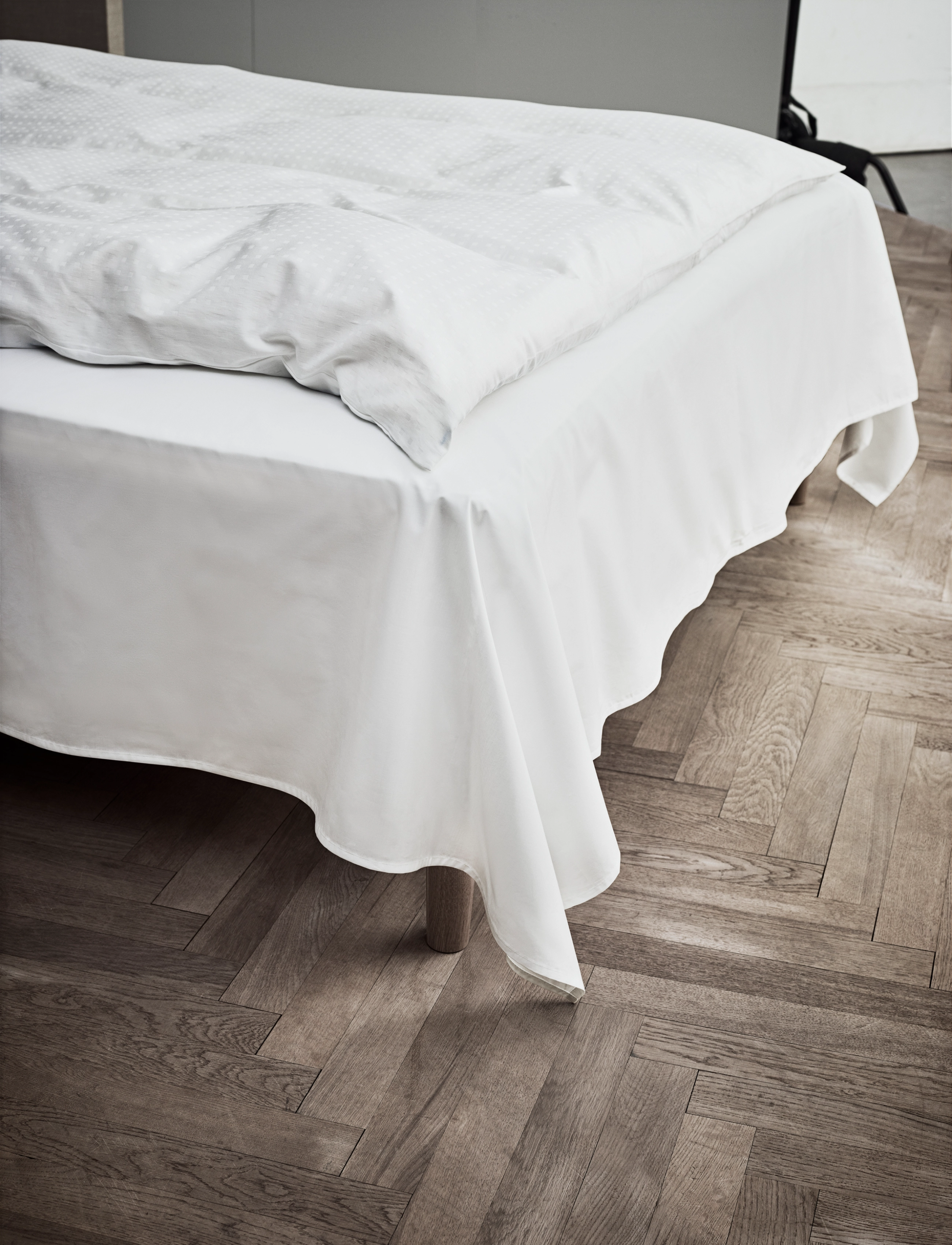 Juna Percale Fladt Lagen 240X260 cm Hvid, 240X260 cm, White, Sengetekstiler > Lagner, Unisex