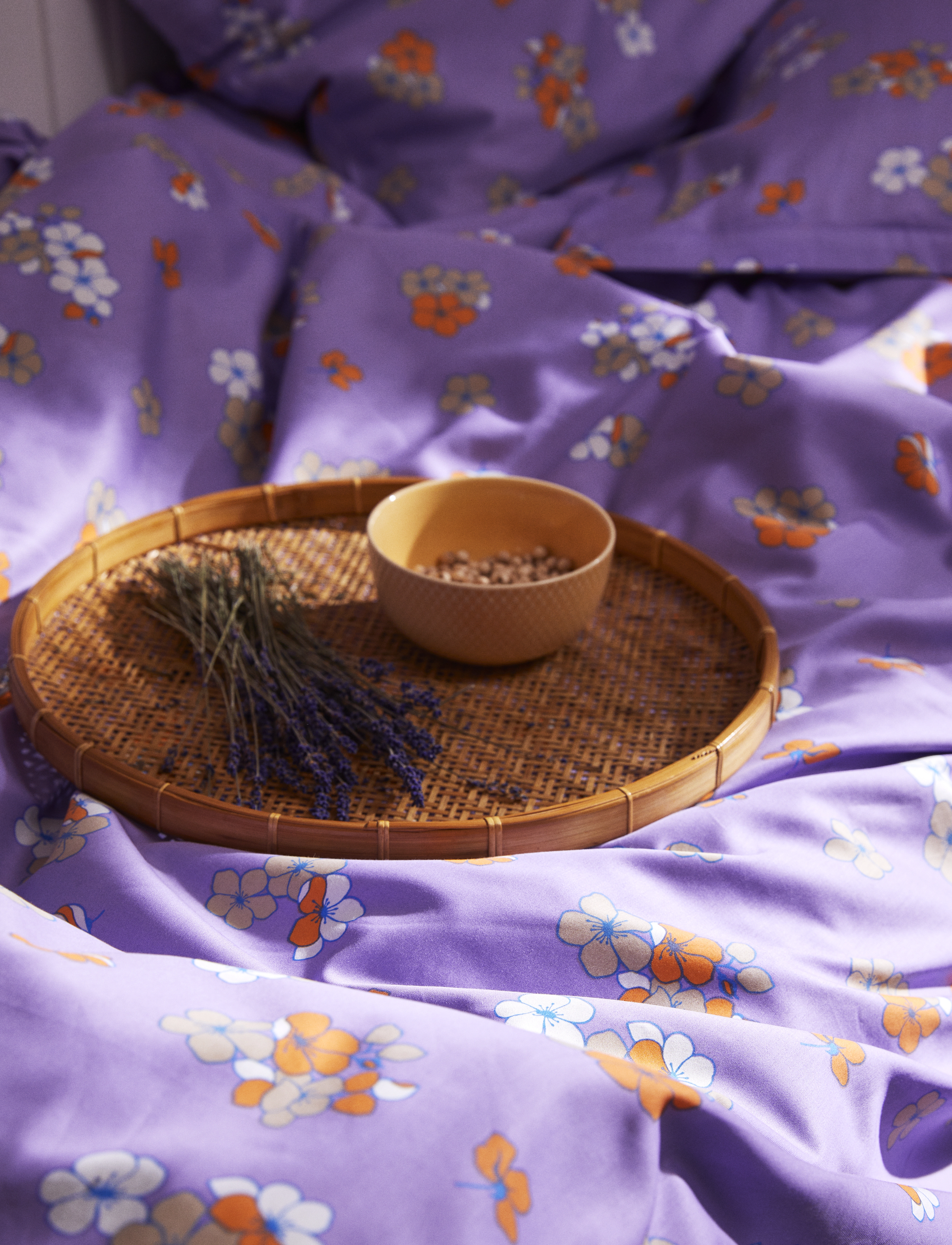 Juna - Grand Pleasantly Bed linen 140x200 cm lavender - versla eftir verði - lavender - 2
