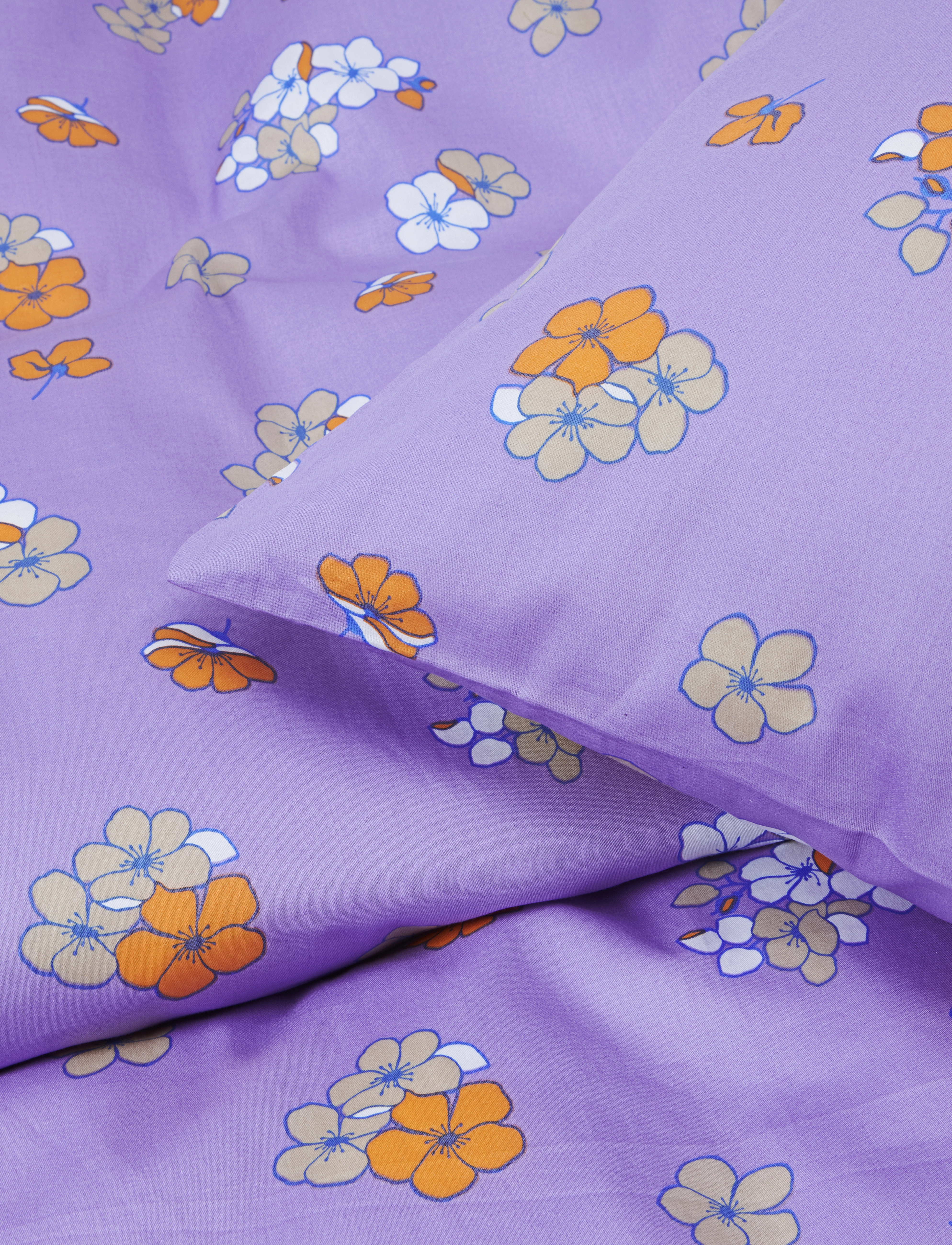 Juna - Grand Pleasantly Bed linen 140x200 cm lavender - versla eftir verði - lavender - 5