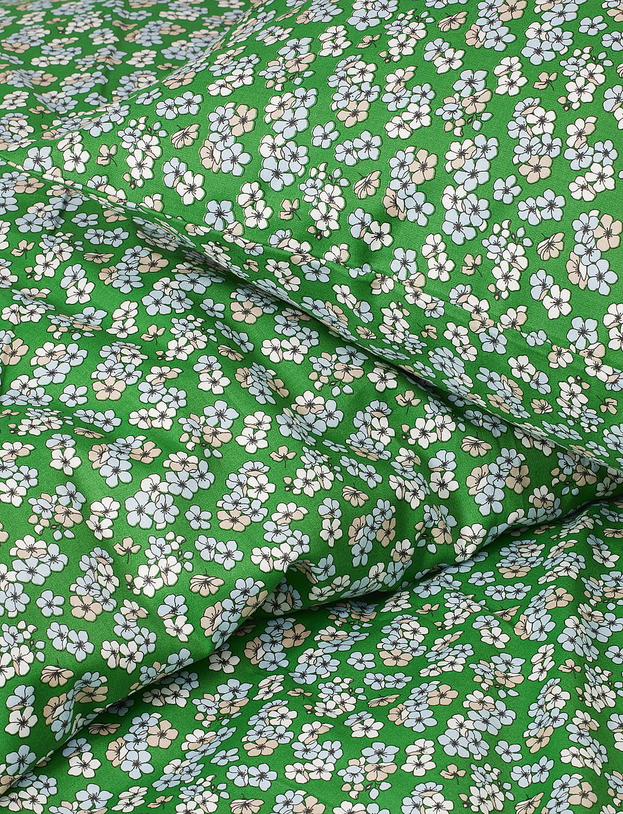 Juna - Pleasantly Sengetøj 200x220 cm grøn - køb efter pris - green - 5