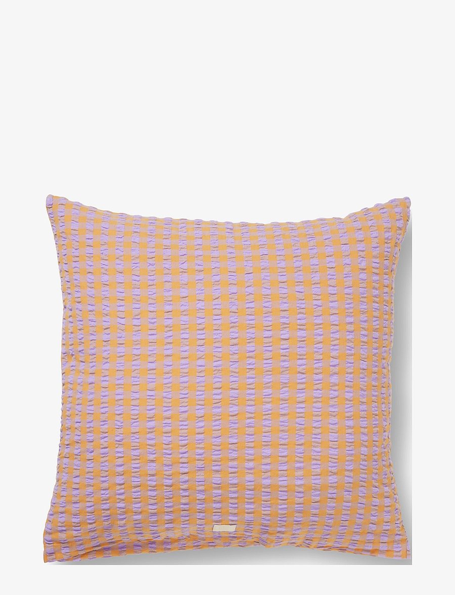 Juna - Bæk&Bølge Pillowcase 70x50 cm lavender/peach - kopfkissenbezüge - lavender/peach - 0
