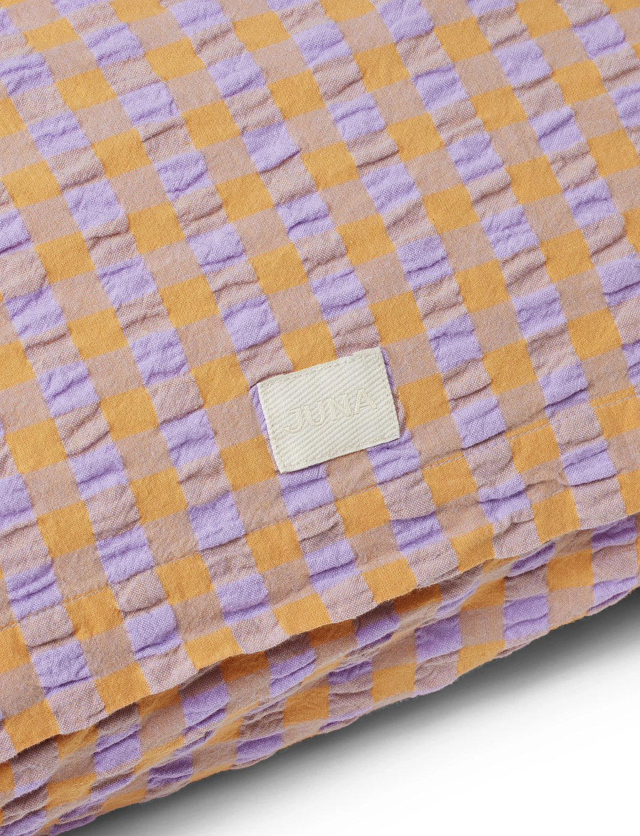 Juna - Bæk&Bølge Pillowcase 70x50 cm lavender/peach - kopfkissenbezüge - lavender/peach - 5