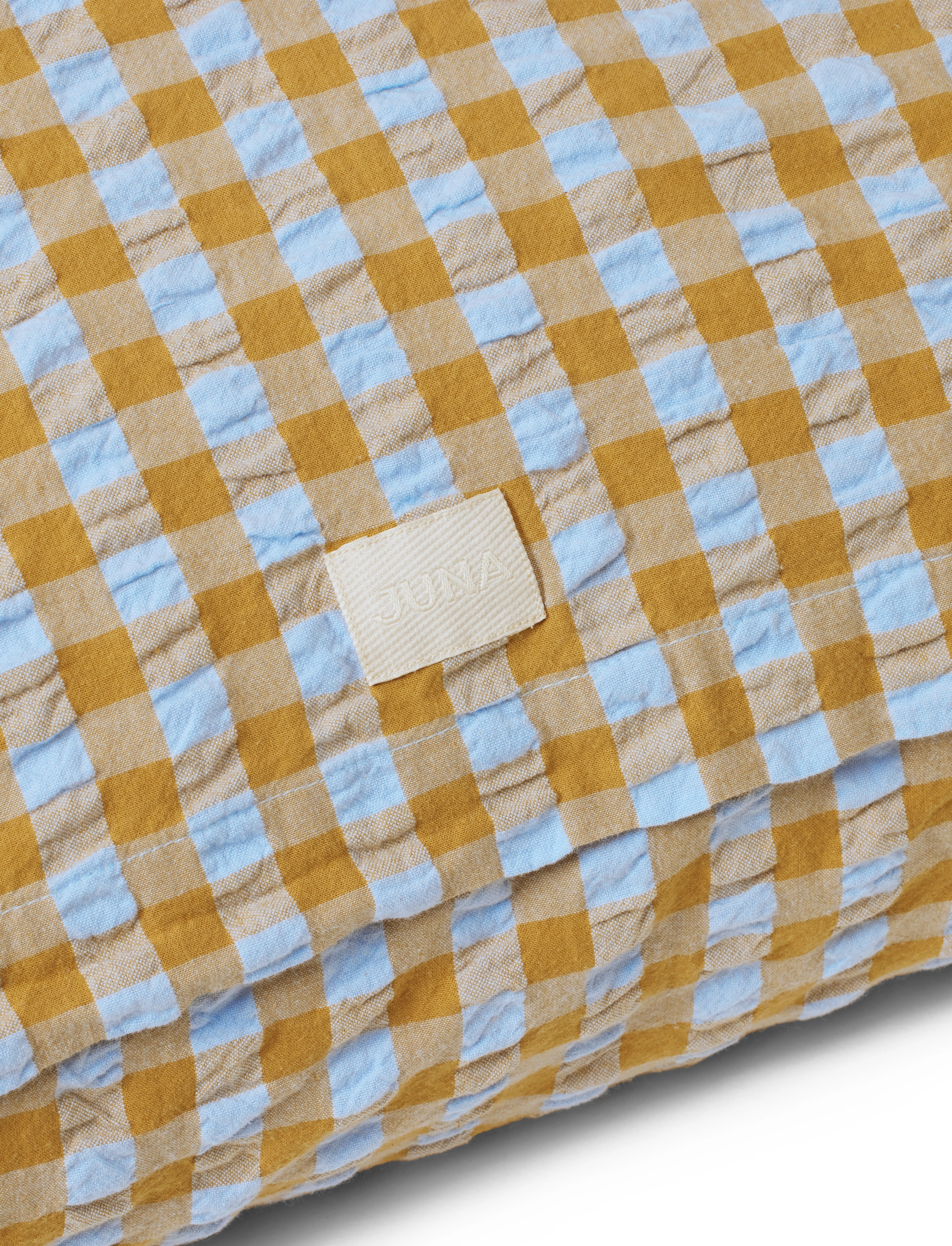 Juna - Bæk&Bølge Pillowcase 70x50 cm light blue/sand - kopfkissenbezüge - light blue/sand - 5