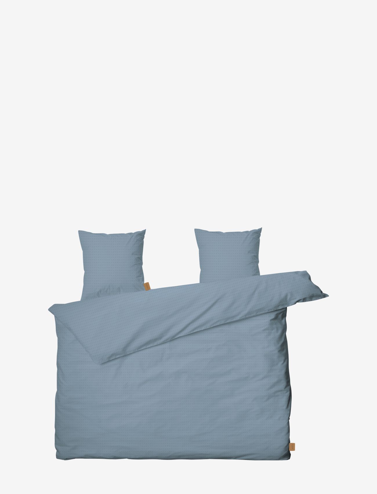 Juna - Cube Bed linen dusty 220x220 cm SE - vuodevaatteet - dusty blue - 0