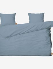 Juna - Cube Bed linen dusty 220x220 cm SE - vuodevaatteet - dusty blue - 0