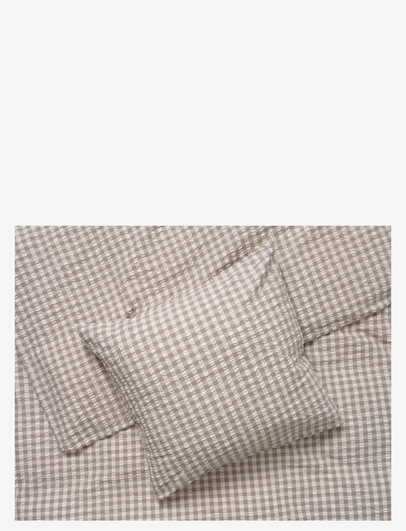 Juna - Bæk&Bølge Pillowcase /birch 60x50 cm SE - laagste prijzen - grey/birch - 1