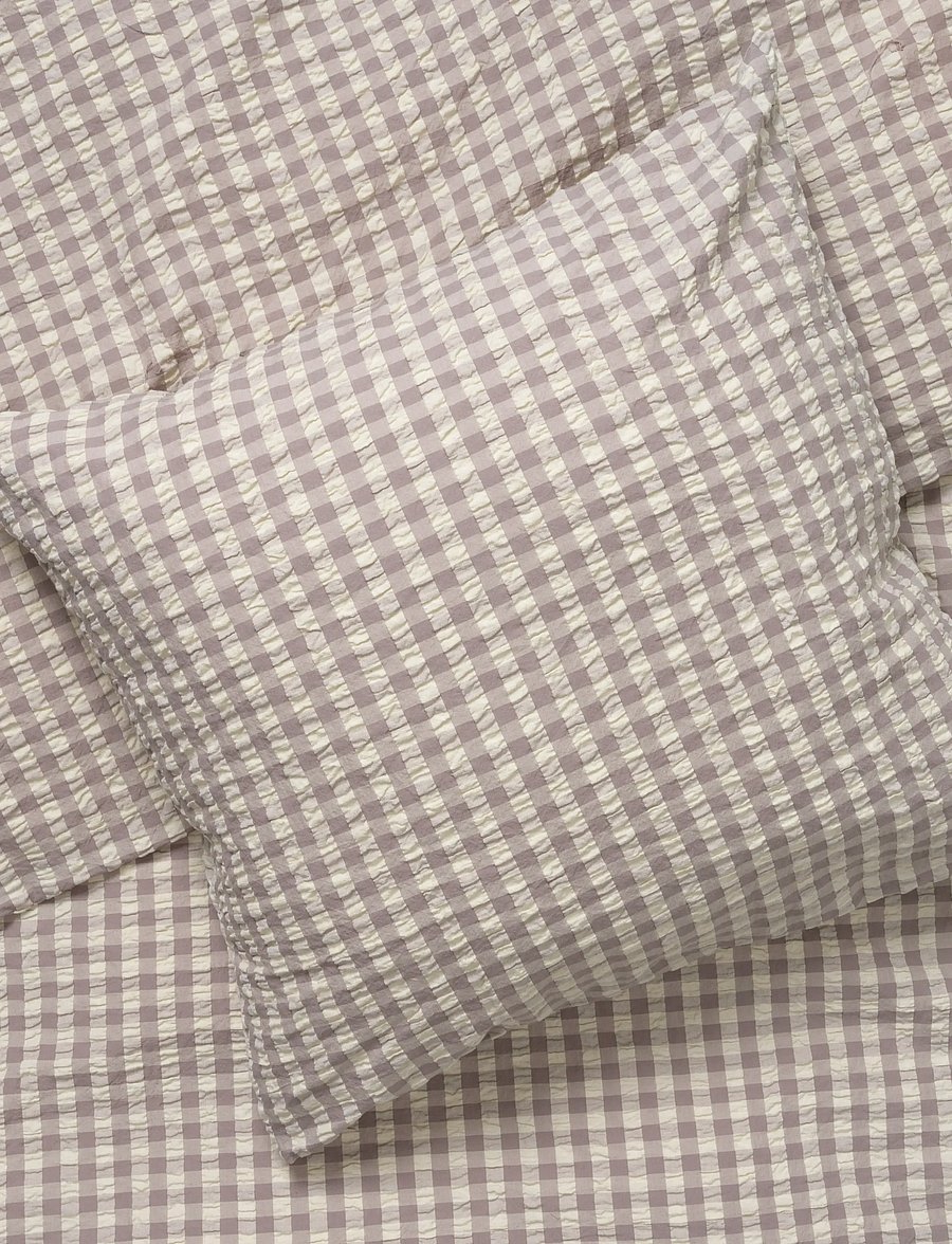 Juna - Bæk&Bølge Pillowcase /birch 60x50 cm - pillow cases - grey/birch - 2