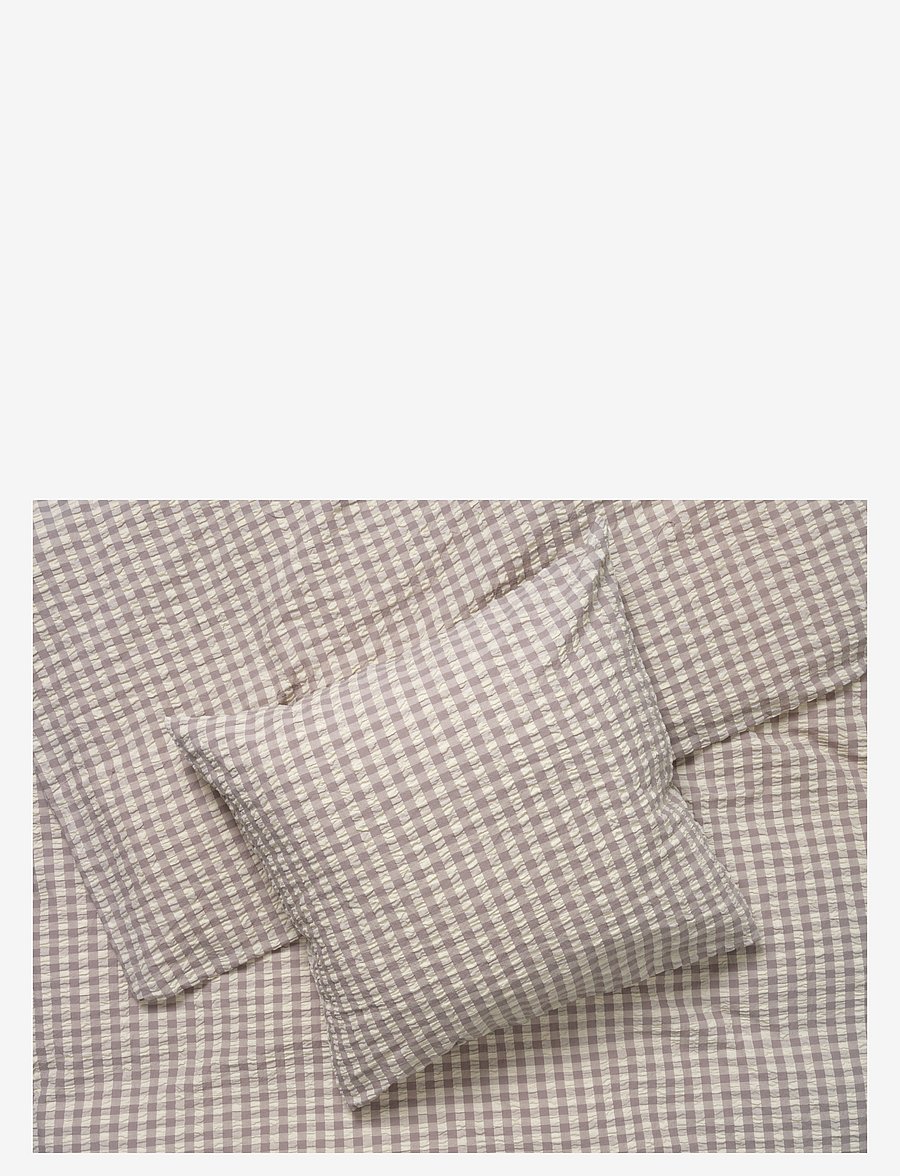 Juna - Bæk&Bølge Sengetøj /birk 140x220 cm DK - sengesæt - grey/birch - 2