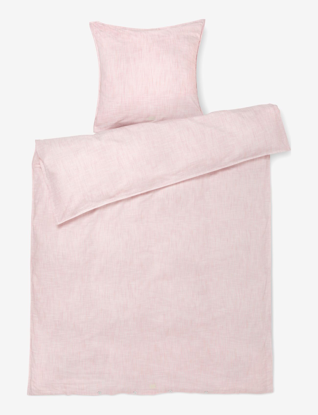 Monochrome Lines Bed linen 140x220 cm rose/white NO - ROSE/WHITE