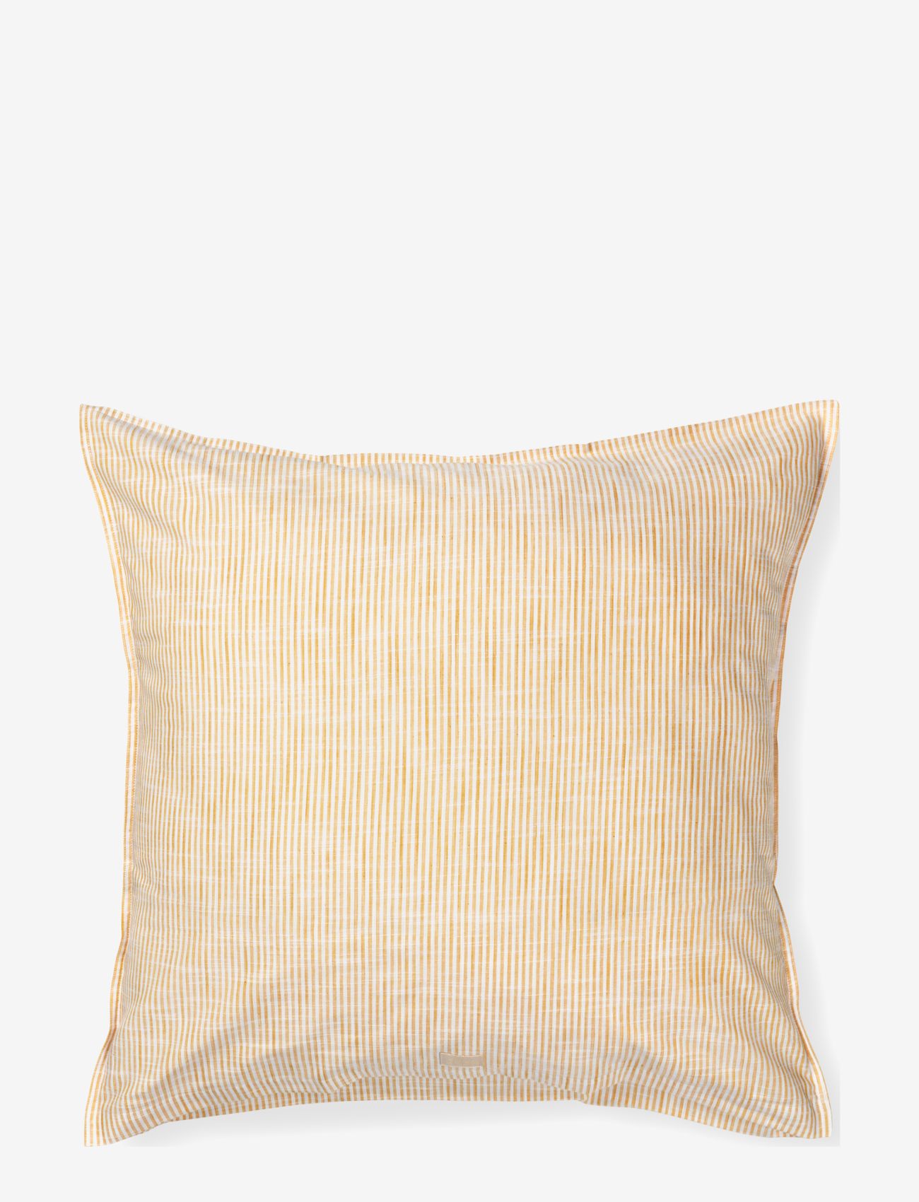 Juna - Monochrome Lines Bed linen 220x220 cm SE - ochre/white - 2
