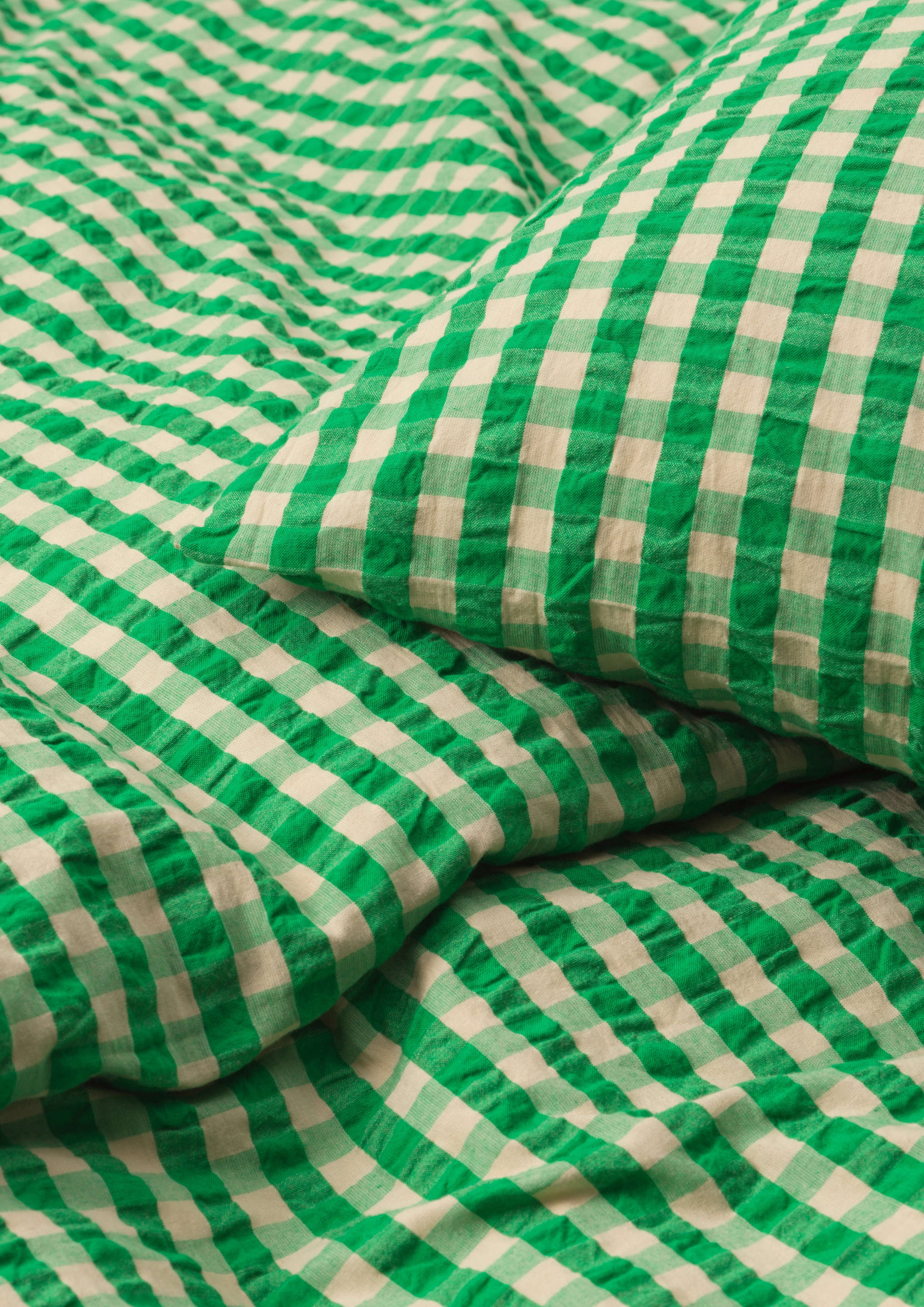 Juna - Bæk&Bølge Sengetøj 140x220 cm DK - sengesæt - green/sand - 2