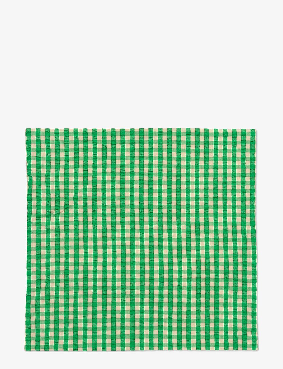 Juna - Bæk&Bølge Pudebetræk 63x60 cm DK - pudebetræk - green/sand - 2