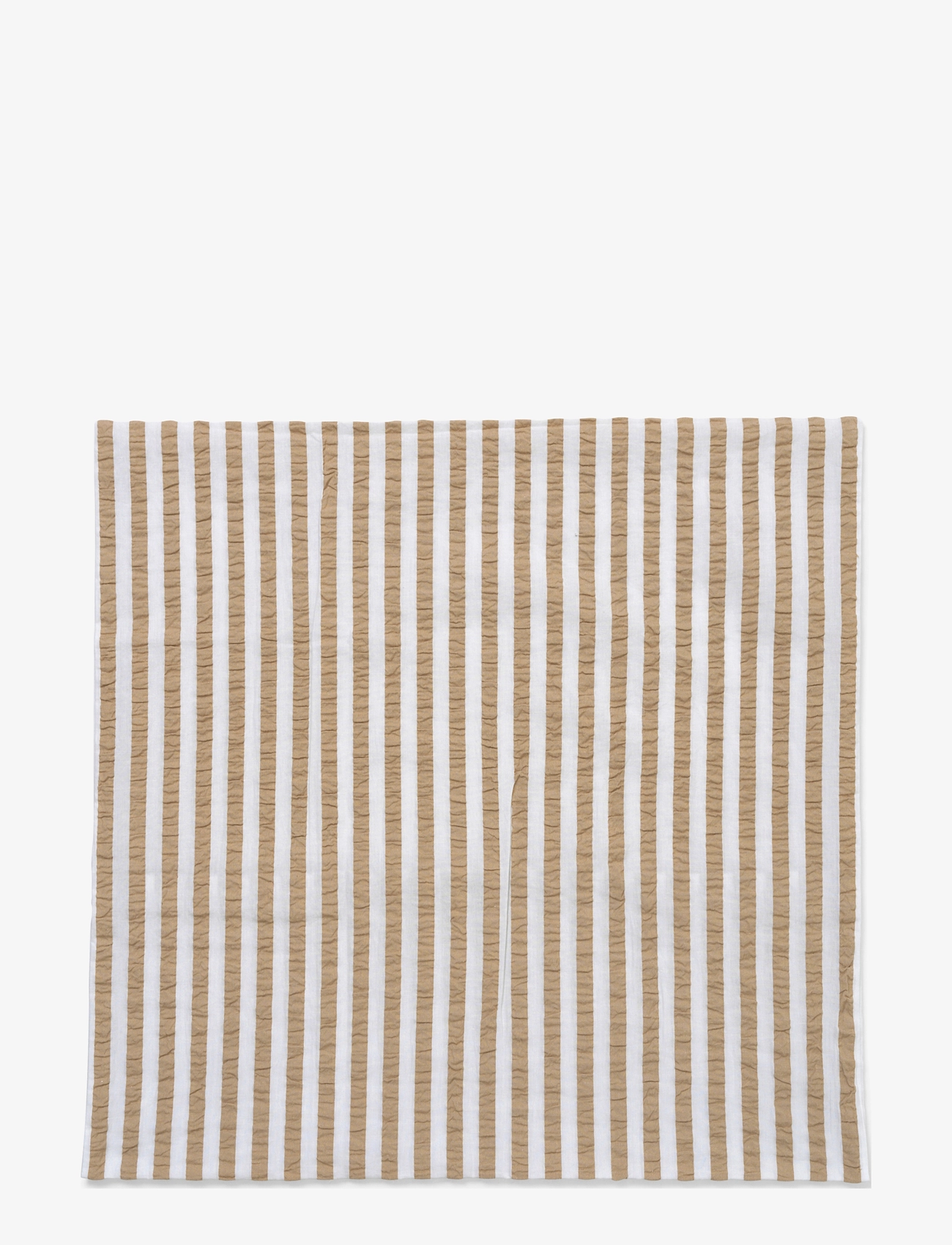Juna - Bæk&Bølge Lines Pillowcase 63x60 cm DK - sand/white - 2