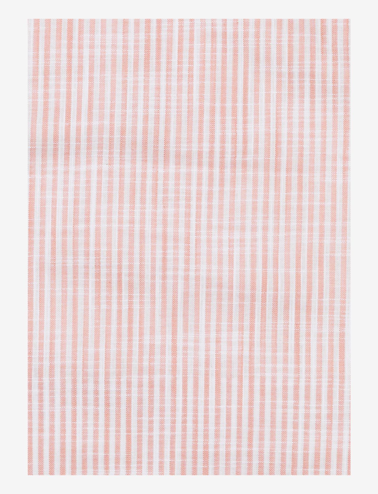 Juna - Monochrome Lines Sengetøj 140x220 cm DK - sengesæt - rose/white - 3