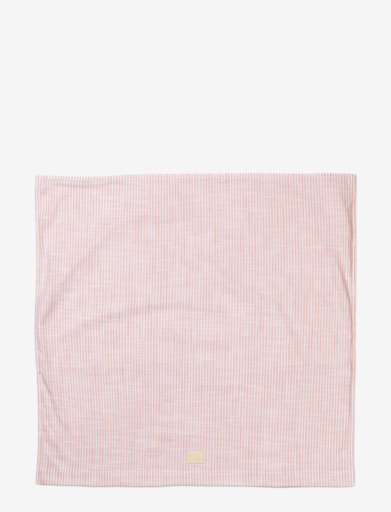 Juna - Monochrome Lines Sengetøj 140x220 cm DK - sengesæt - rose/white - 4