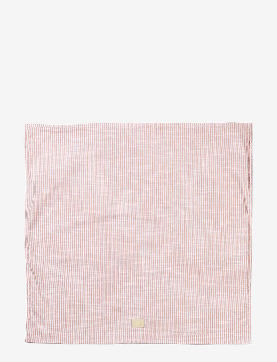 Juna - Monochrome Lines Sengetøj 140x220 cm DK - sengesæt - rose/white - 4