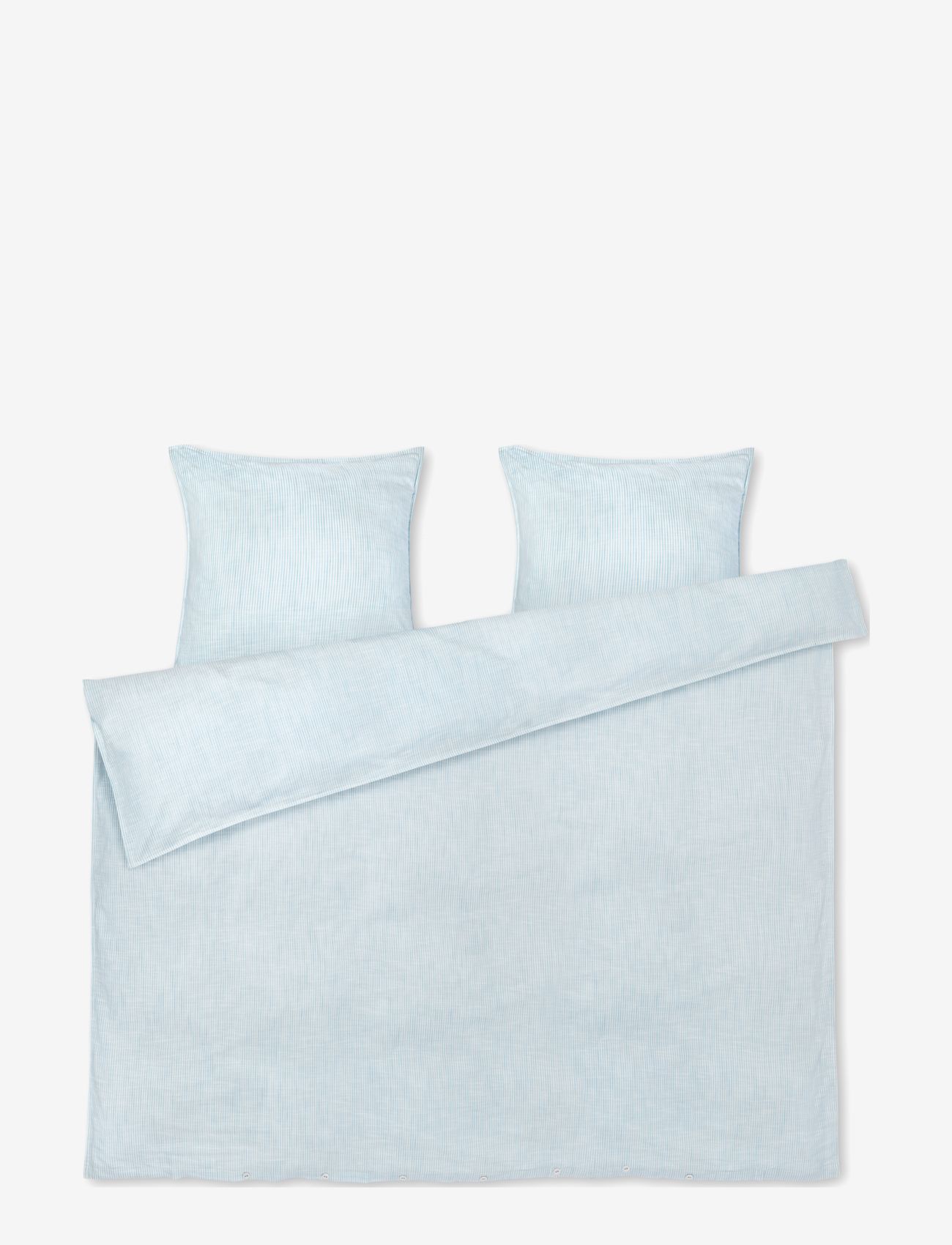 Juna - Monochrome Lines Bed linen - pussilakanasetit - light blue/white - 0
