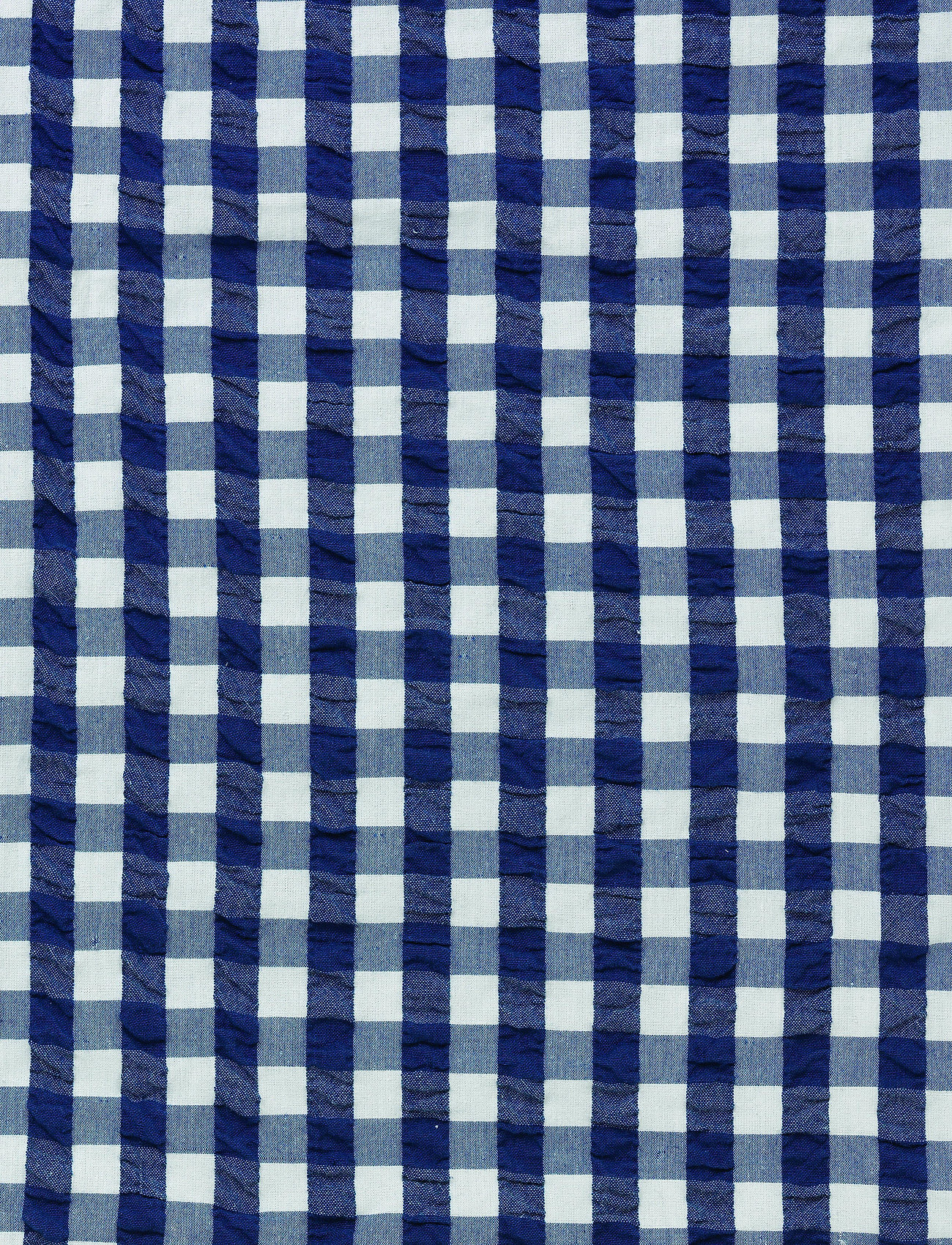 Juna - Bæk&Bølge Påslakanset / 220x220 cm SE - påslakanset - dark blue/white - 2