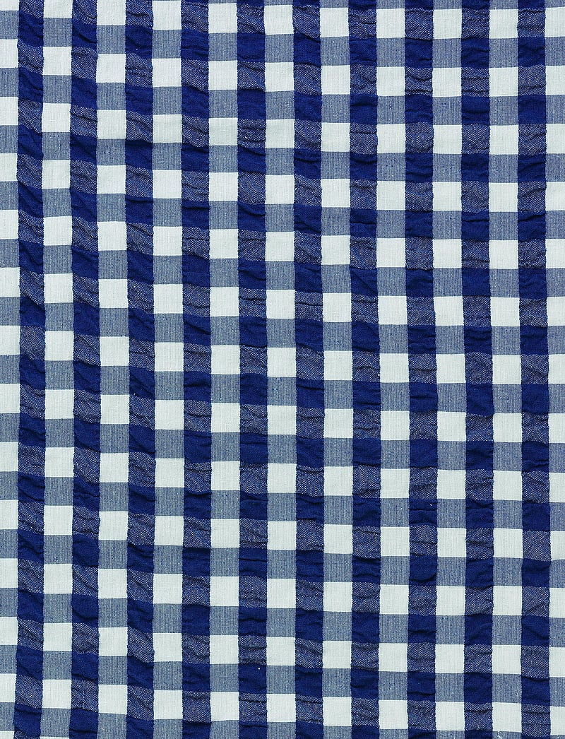 Juna - Bæk&Bølge Påslakanset / 220x220 cm SE - påslakanset - dark blue/white - 2