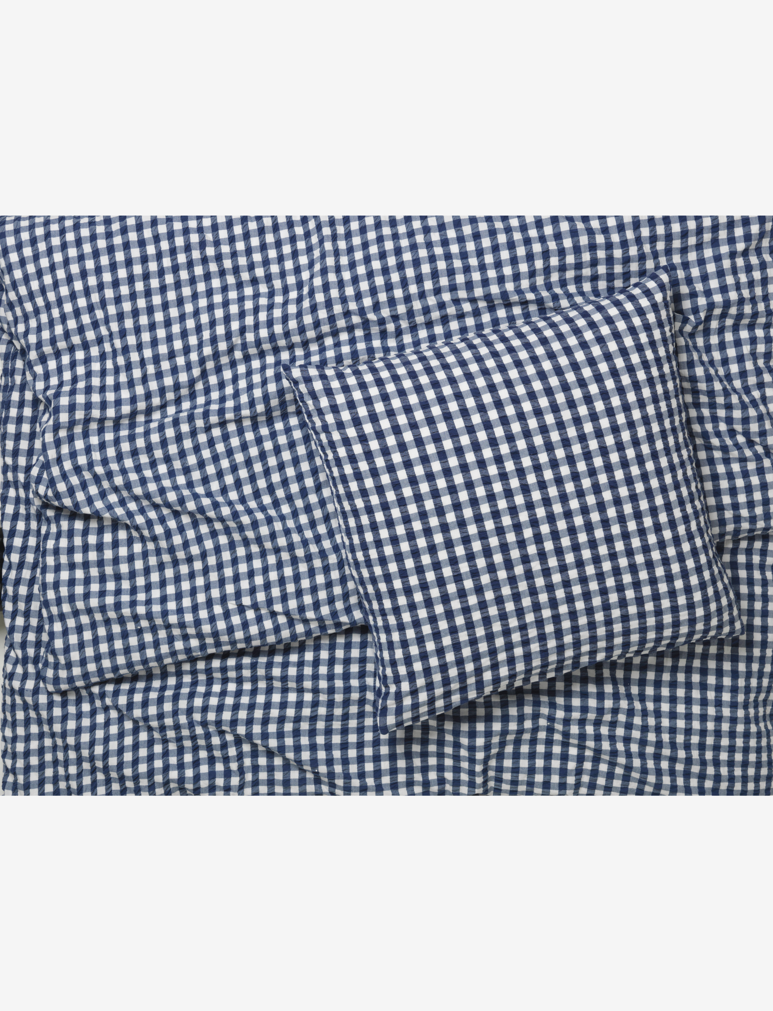 Juna - Bæk&Bølge Pillow case / 60x50 cm SE - pillow cases - dark blue/white - 1