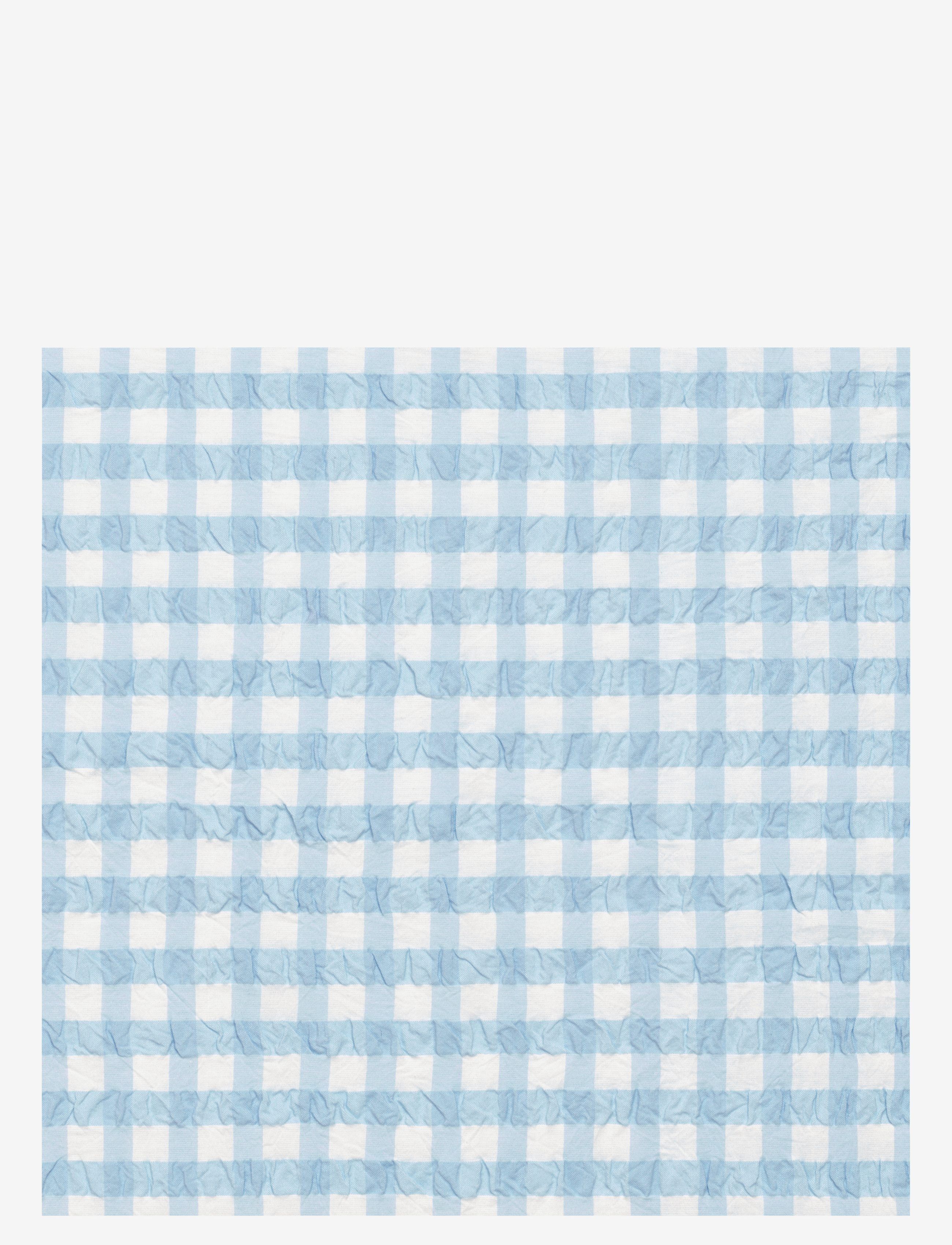 Juna - Bæk&Bølge Sengetøj  / 140x200 cm DK - sengesæt - light blue/white - 2