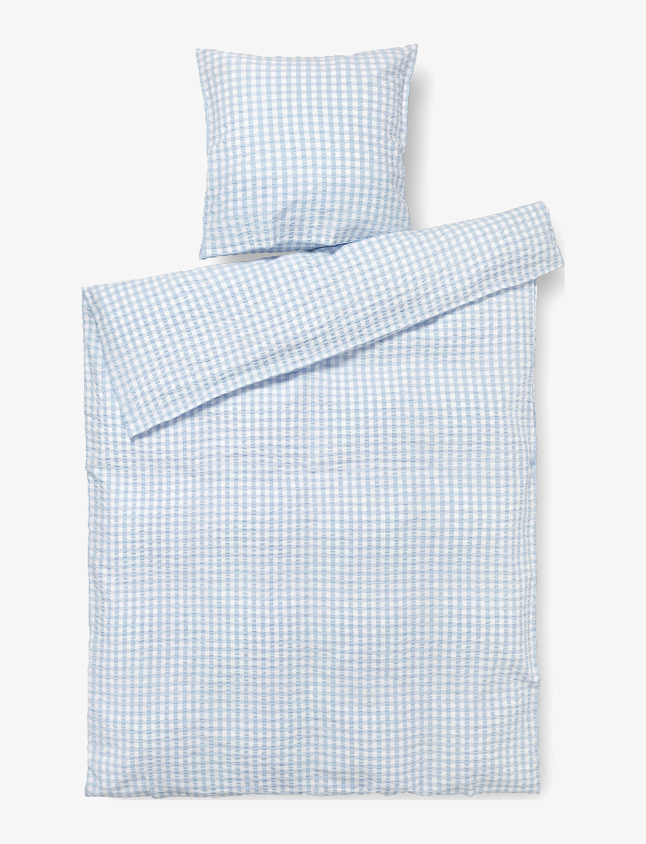 Juna Bæk&Bølge Sengetøj / 140X220 Cm Dk, Duvet Covers, Blå, Str: 140X220;60X63CM