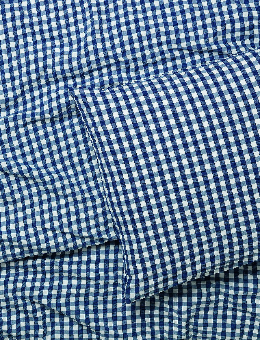 Juna - Bæk&Bølge Sengetøj / 140x200 cm DK - sengesæt - dark blue/white - 3