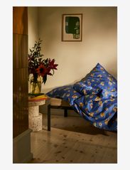 Juna - Grand Pleasantly Bed linen 140x200 cm blue DK - bedsets - blue - 4
