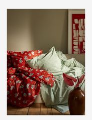Juna - Grand Pleasantly Bed linen 140x200 cm chili DK - bettwäsche-set - chili - 5