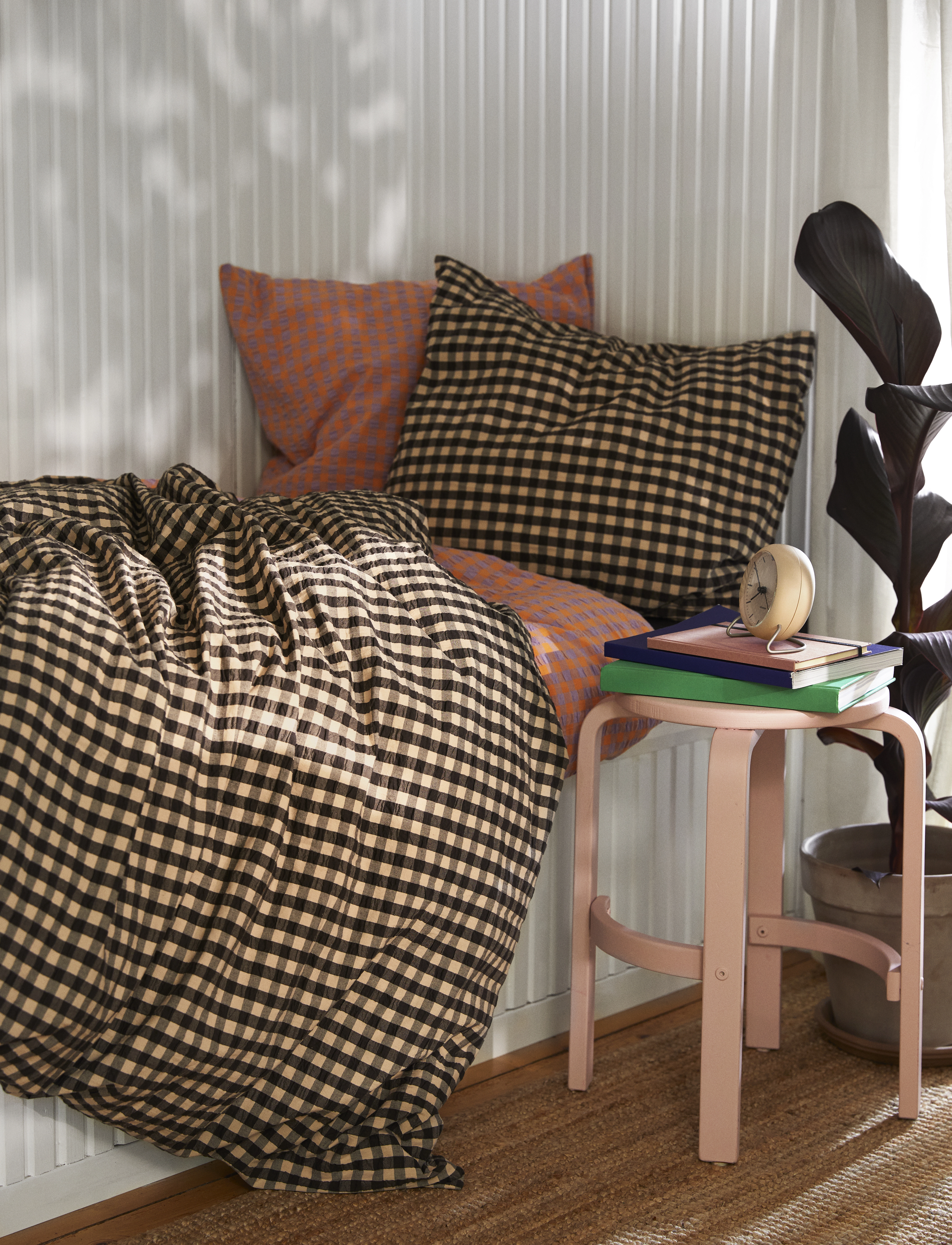 Juna - Bæk&Bølge Sengetøj 200x220 cm sort/sand DK - sengesæt - black/sand - 2