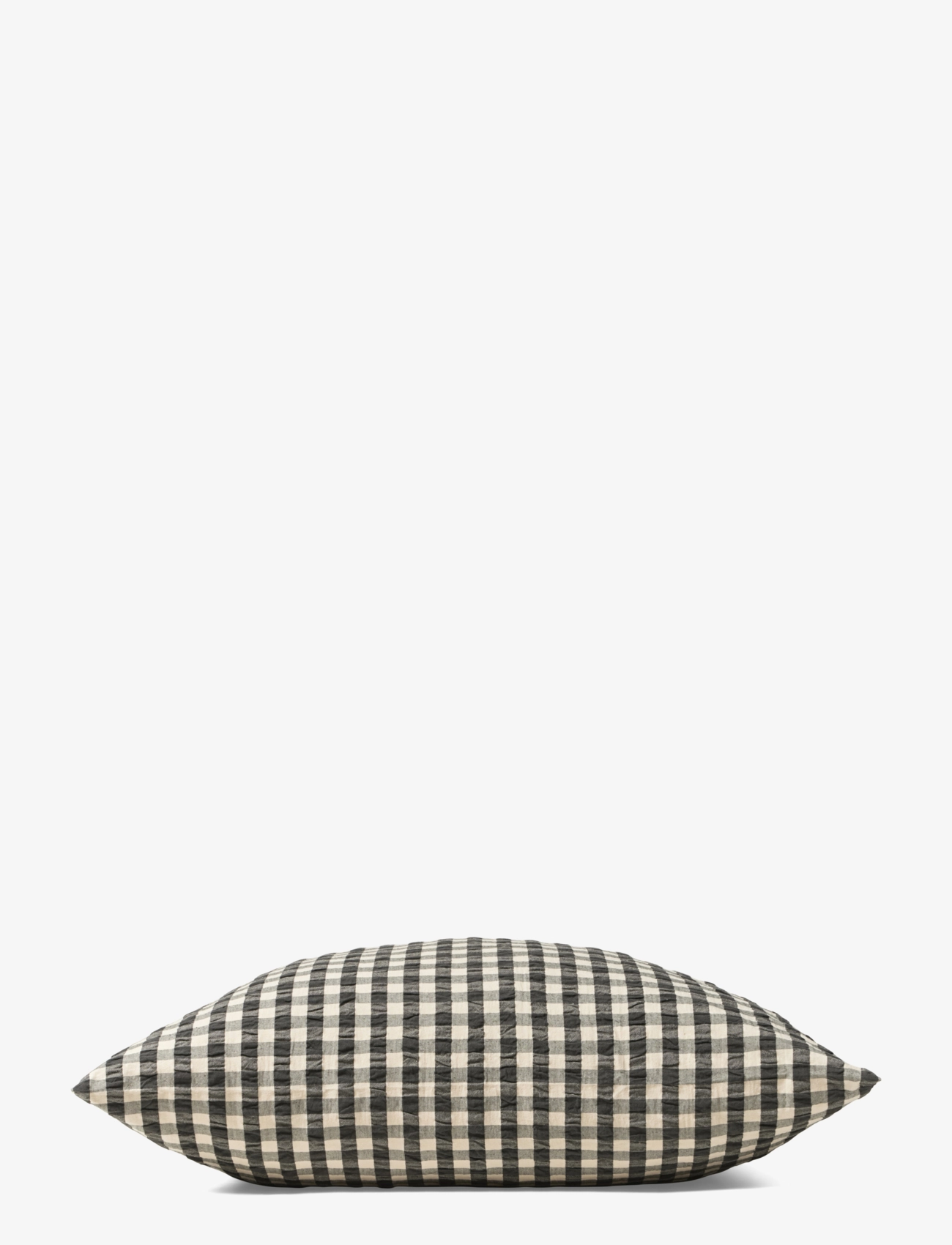 Juna - Bæk&Bølge Pudebetræk 63x60 cm sort/sand DK - pudebetræk - black/sand - 2