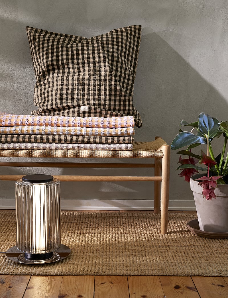 Juna - Bæk&Bølge Pudebetræk 63x60 cm sort/sand DK - sengetøj - black/sand - 4