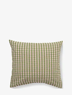 Bæk&Bølge Pillowcase 60x50 cm green/soft pink SE, Juna