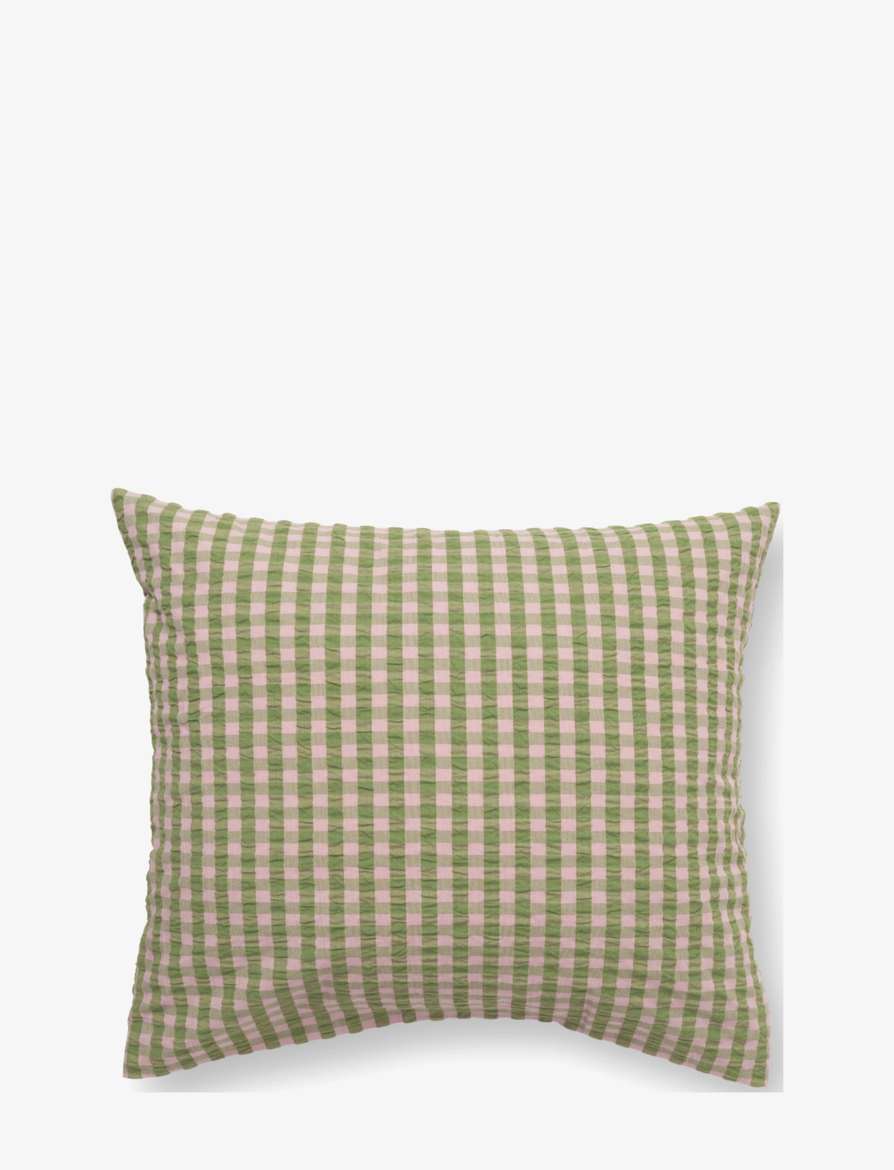 Juna Bæk&Bølge Pillowcase 60x50 cm green/soft pink SE - Tekstiilid - GREEN/SOFT PINK / green