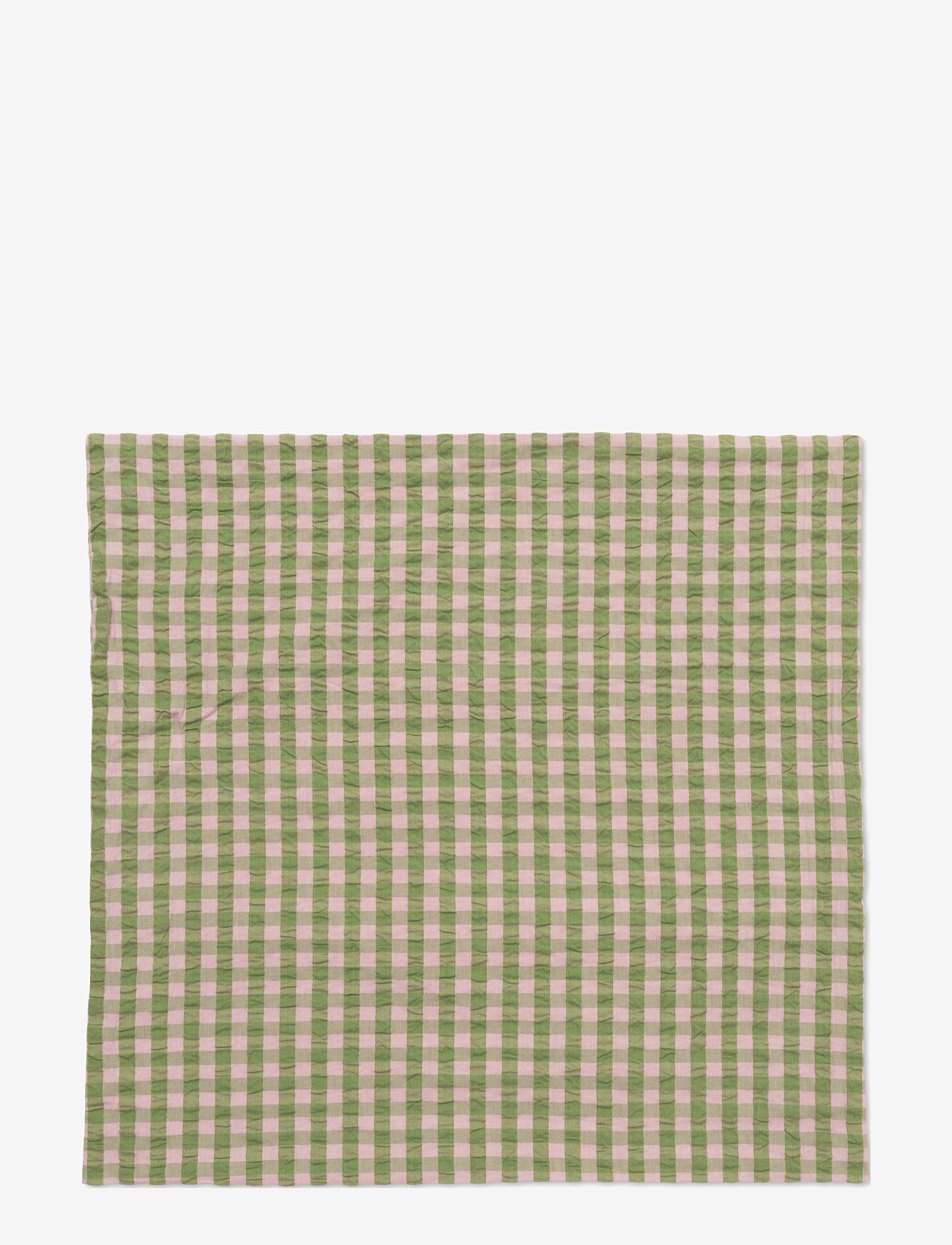 Juna - Bæk&Bølge Örngott 60x50 cm grön/ljus rosa SE - sängkläder - green/soft pink - 1