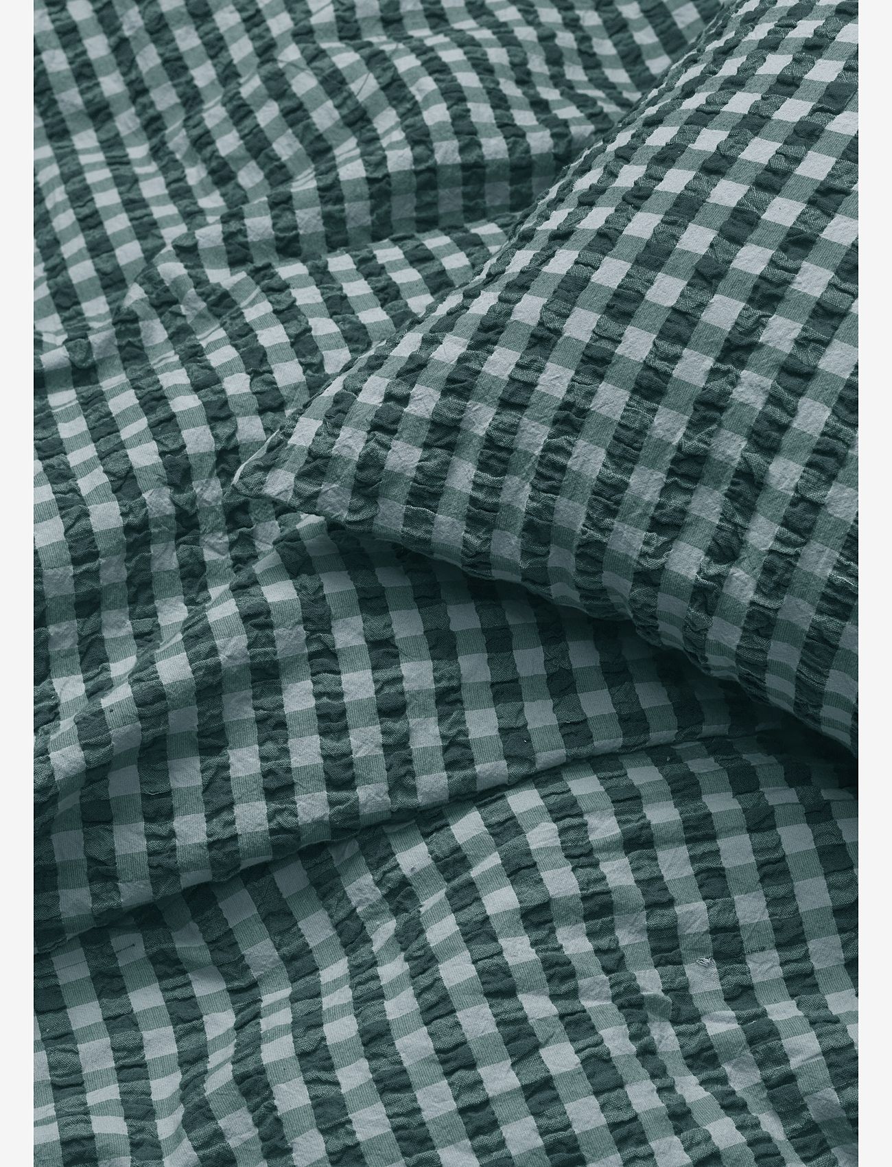 Juna - Bæk&Bølge Bed linen 140x200 cm green/light blue DK - shop by price - green/light blue - 1