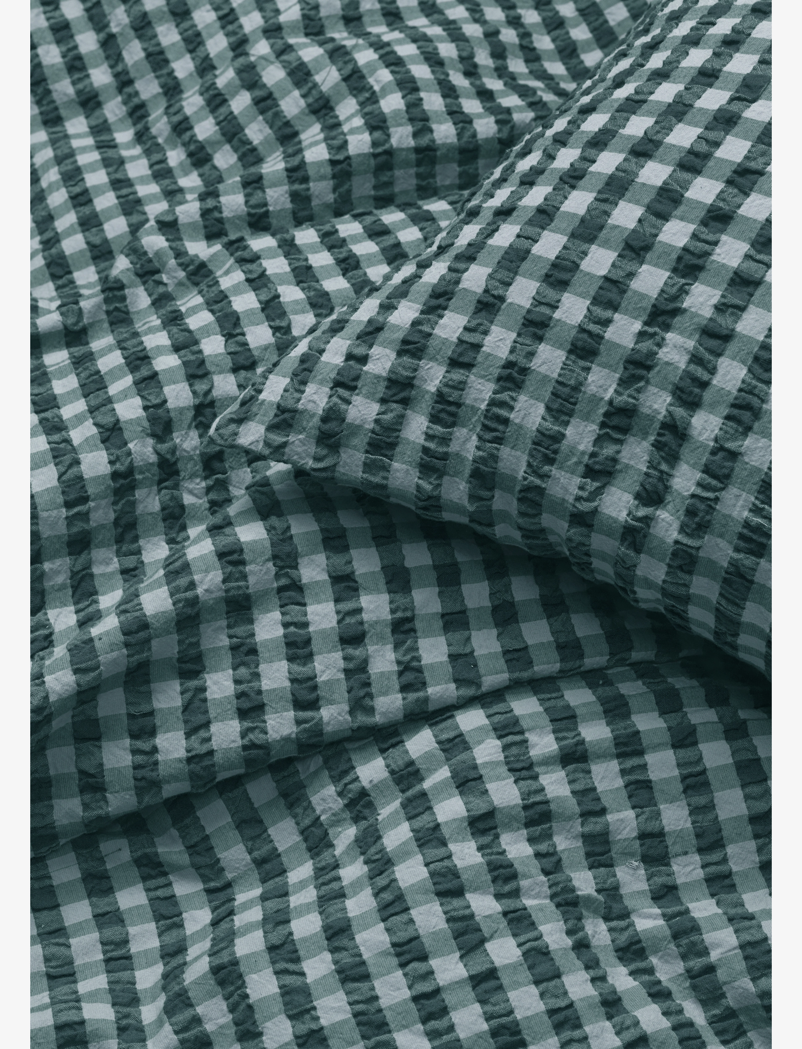Juna - Bæk&Bølge Sengetøj 200x220 cm grøn/lys blå DK - sengesæt - green/light blue - 2