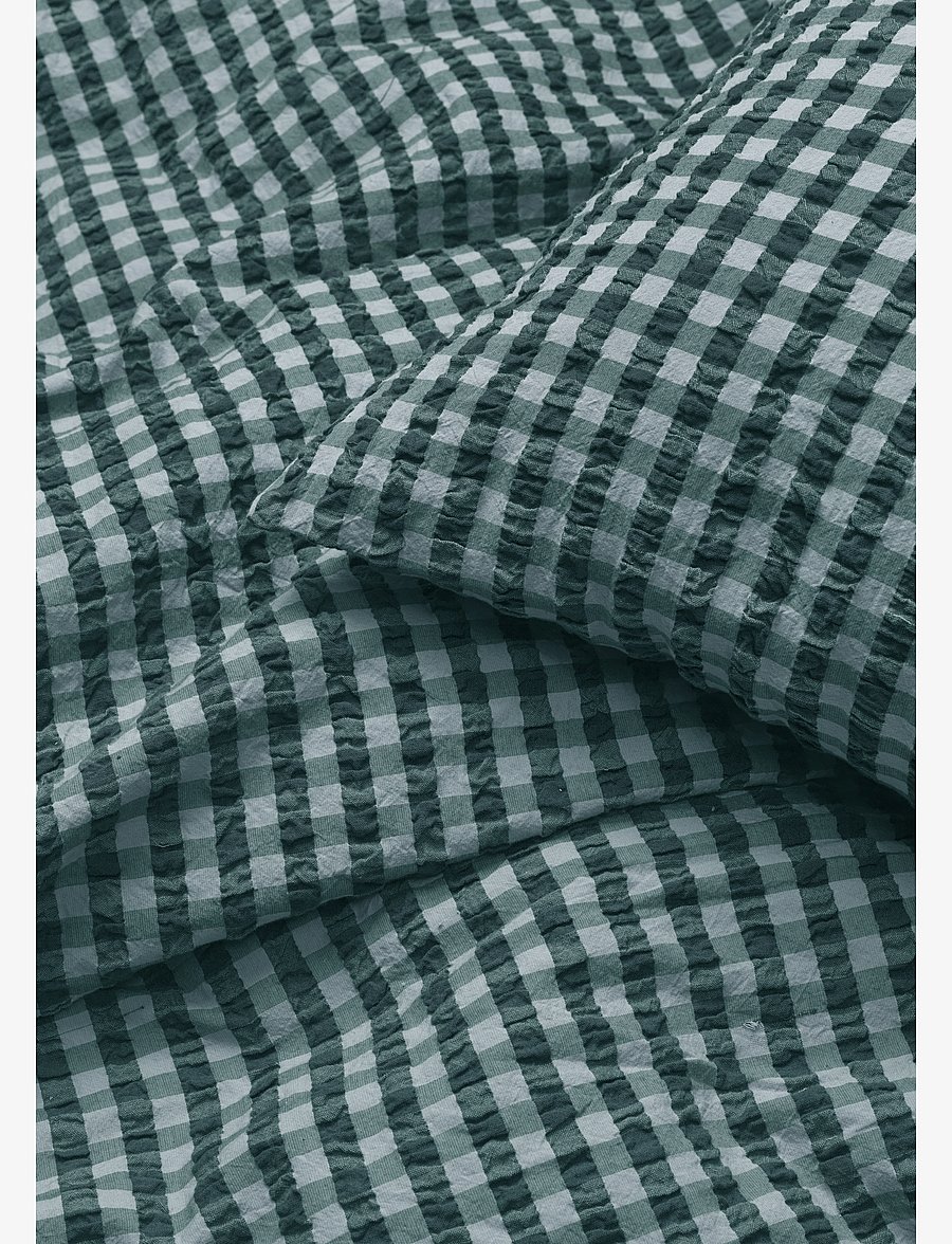Juna - Bæk&Bølge Sengetøj 200x220 cm grøn/lys blå DK - sengesæt - green/light blue - 2