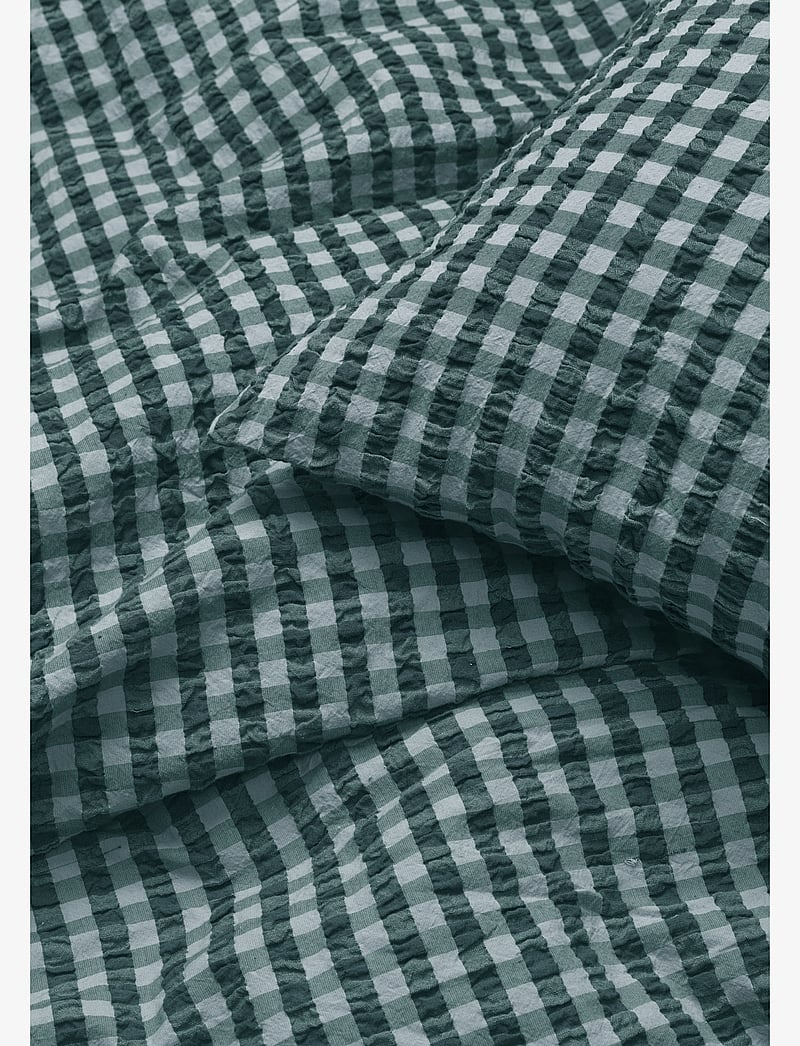 Juna - Bæk&Bølge Påslakanset 220x220 cm grön/ljusblå SE - köp efter pris - green/light blue - 1