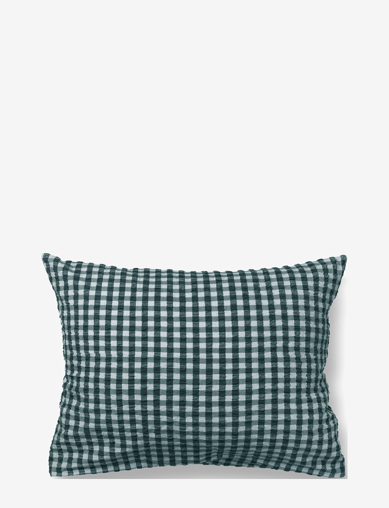 Juna - Bæk&Bølge Pillowcase 60x50 cm green/light blue SE - vooditekstiilid - green/light blue - 0