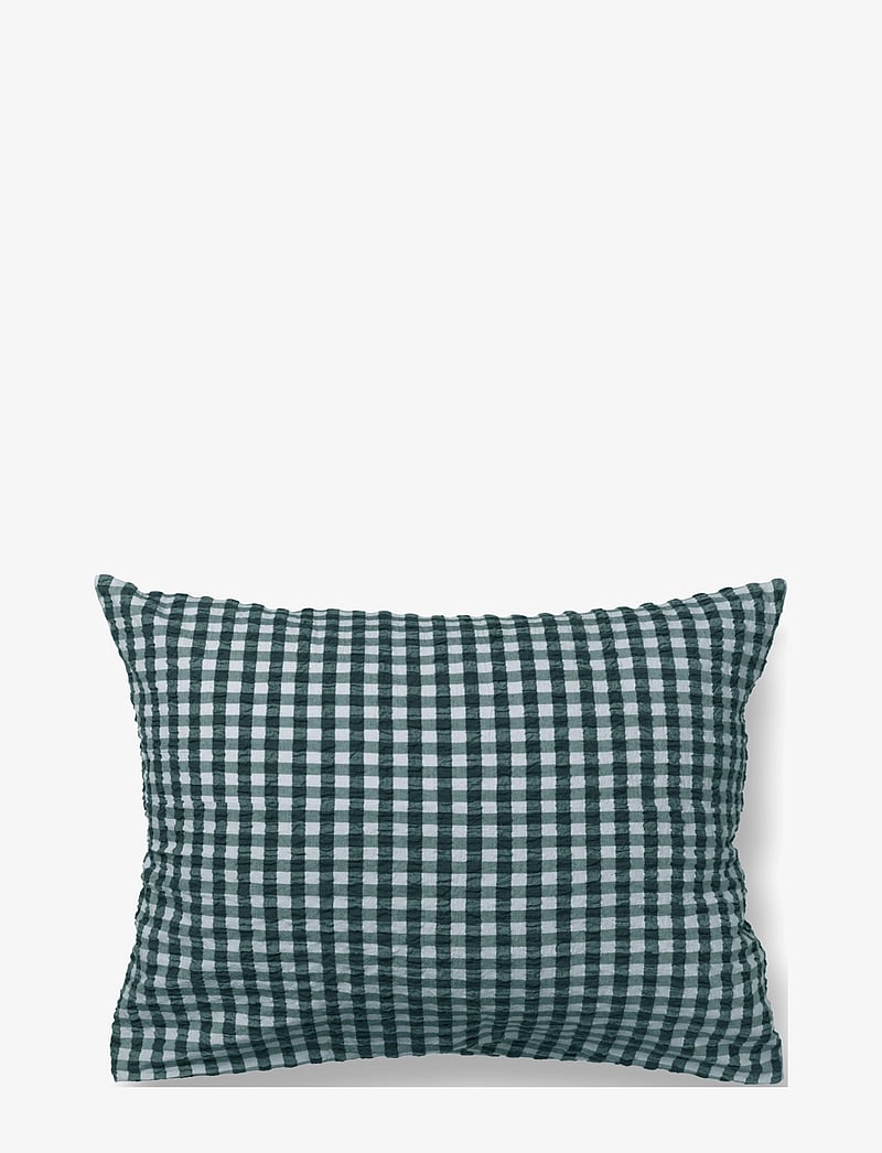 Juna - Bæk&Bølge Pillowcase 60x50 cm green/light blue SE - die niedrigsten preise - green/light blue - 0