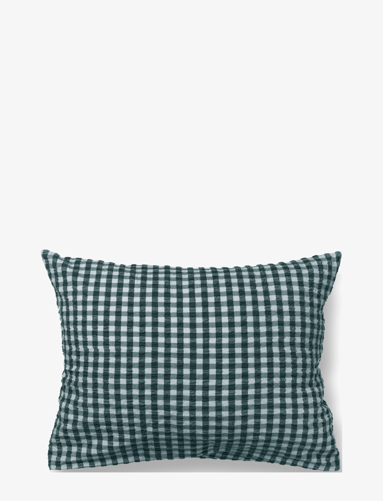 Juna Bæk&Bølge Pillowcase 63x60 cm green/light blue DK - Bettwäsche - GREEN/LIGHT BLUE / blue