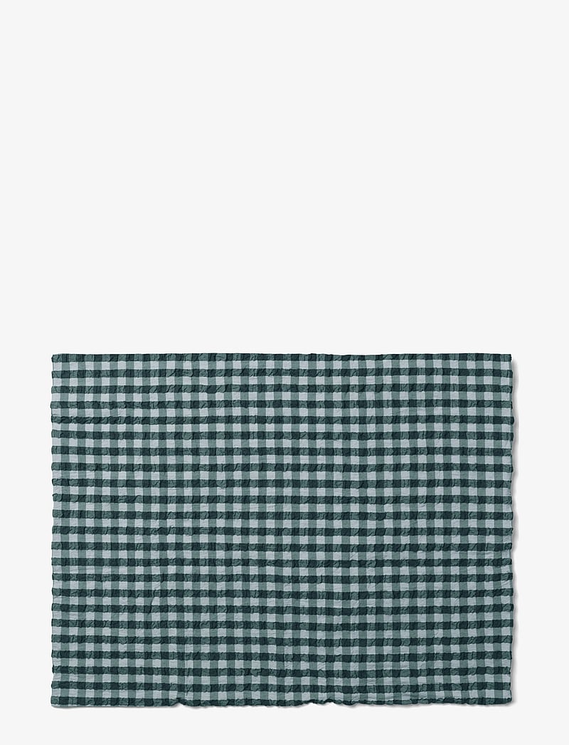 Juna - Bæk&Bølge Pillowcase 60x50 cm green/light blue SE - die niedrigsten preise - green/light blue - 1