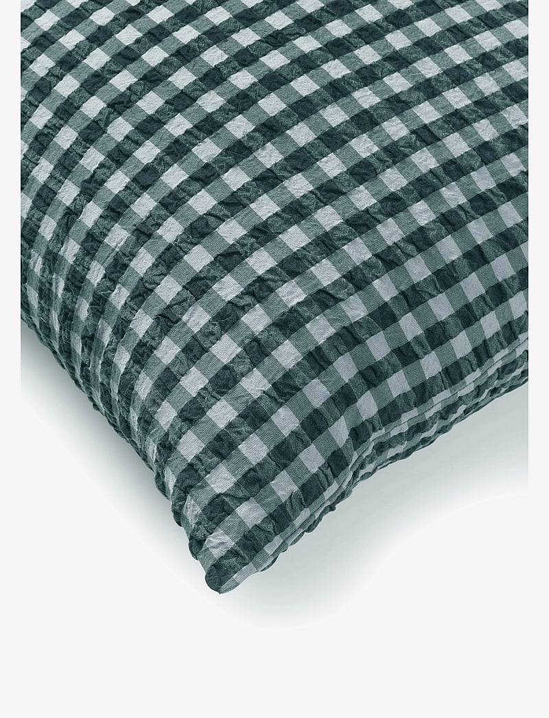 Juna - Bæk&Bølge Pillowcase 60x50 cm green/light blue SE - die niedrigsten preise - green/light blue - 2