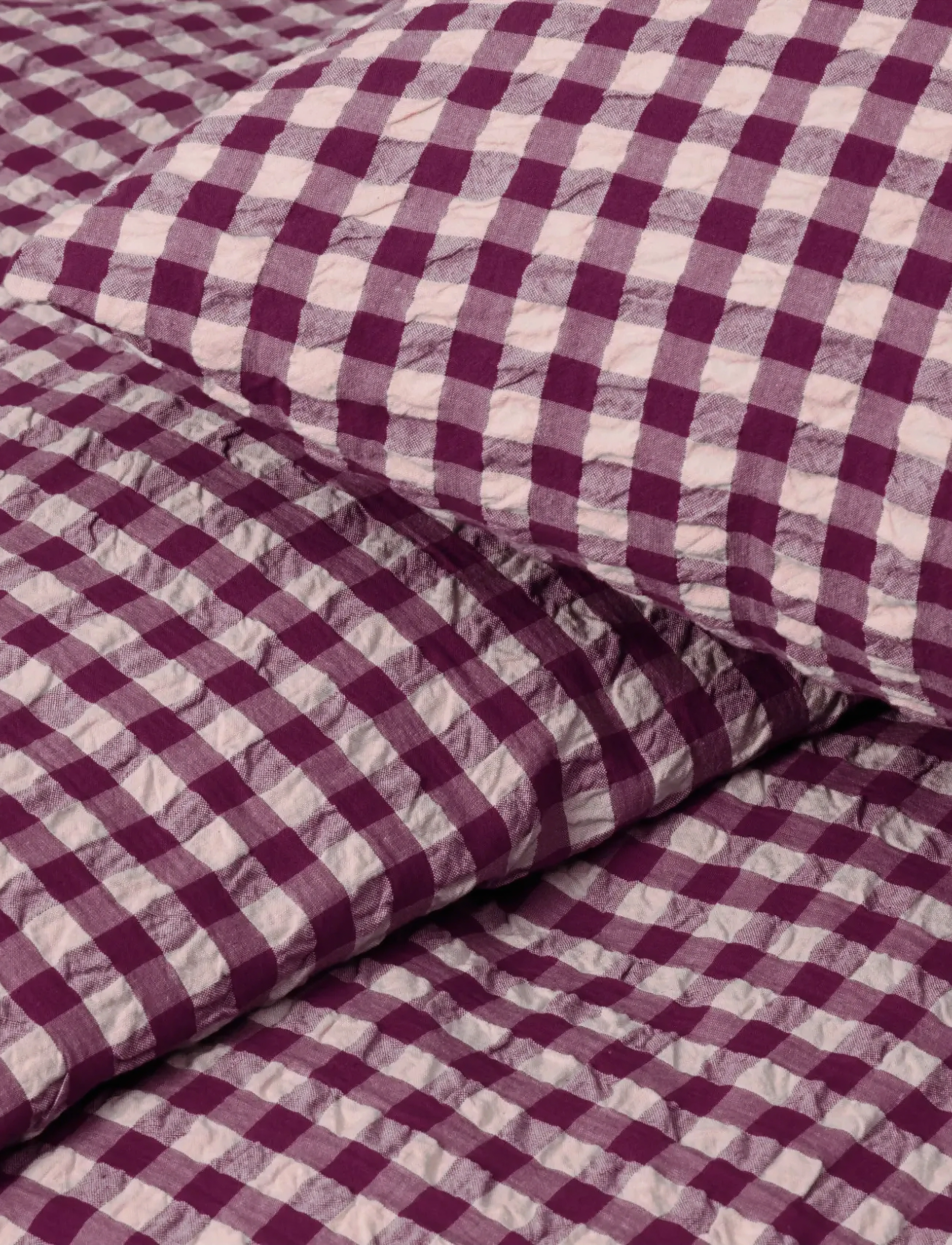 Juna - Bæk&Bølge Sengetøj 140x220 cm blomme/rosa DK - sengesæt - plum/rose - 3
