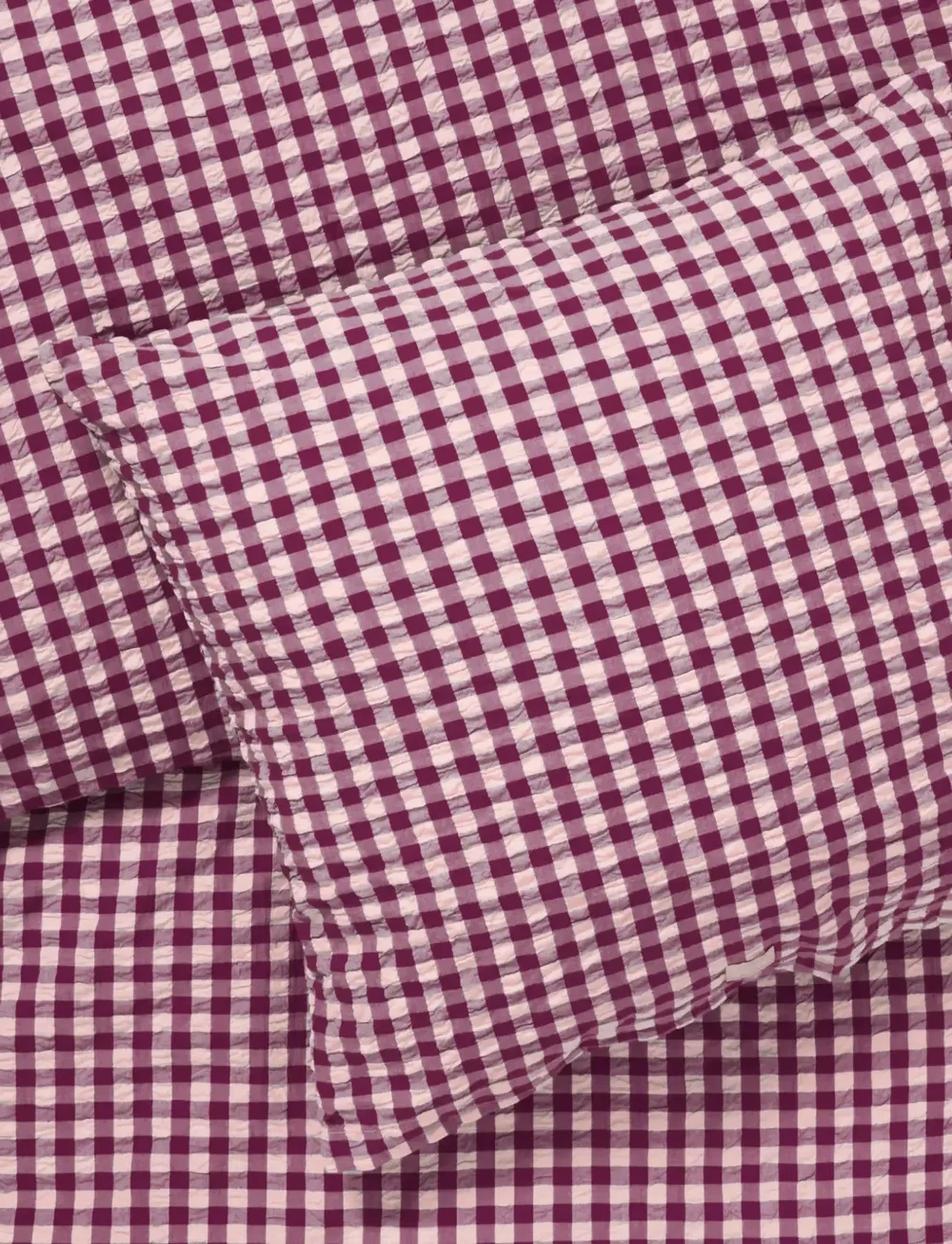 Juna - Bæk&Bølge Påslakanset 150x210 cm plommon/rosa SE - köp efter pris - plum/rose - 3