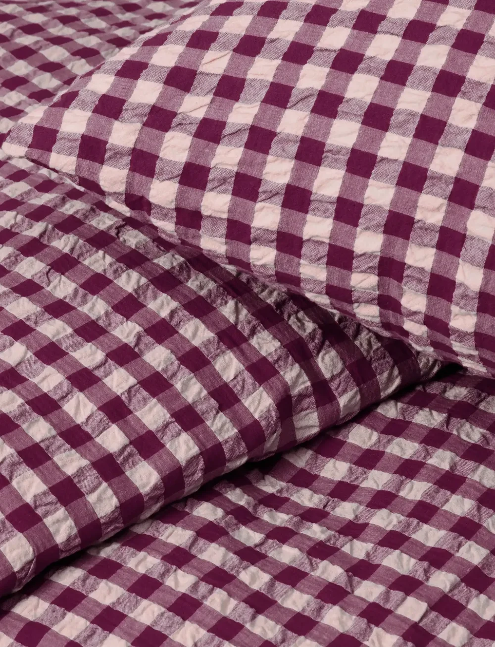 Juna - Bæk&Bølge Påslakanset 150x210 cm plommon/rosa SE - köp efter pris - plum/rose - 4