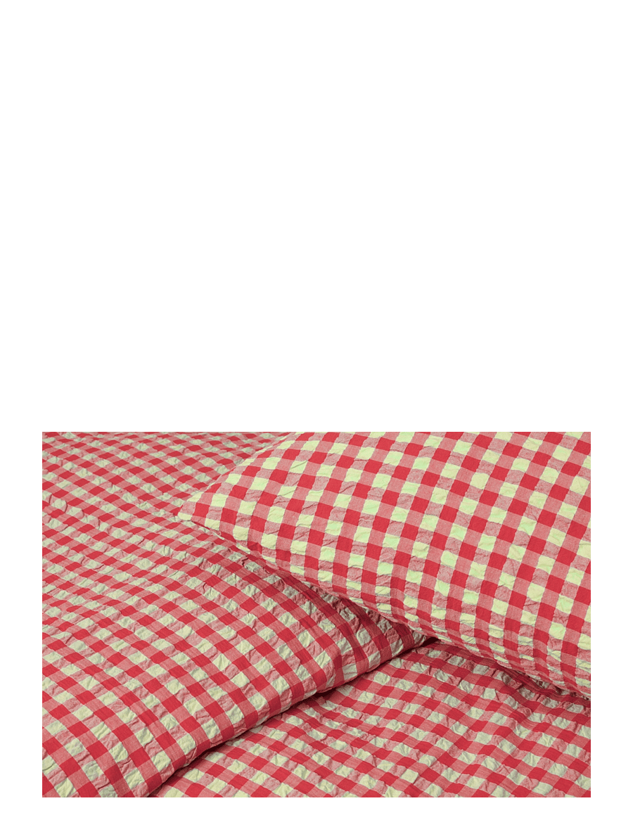 Juna - Bæk&Bølge Bed linen 200x220 cm red/yellow DK - red/yellow - 2