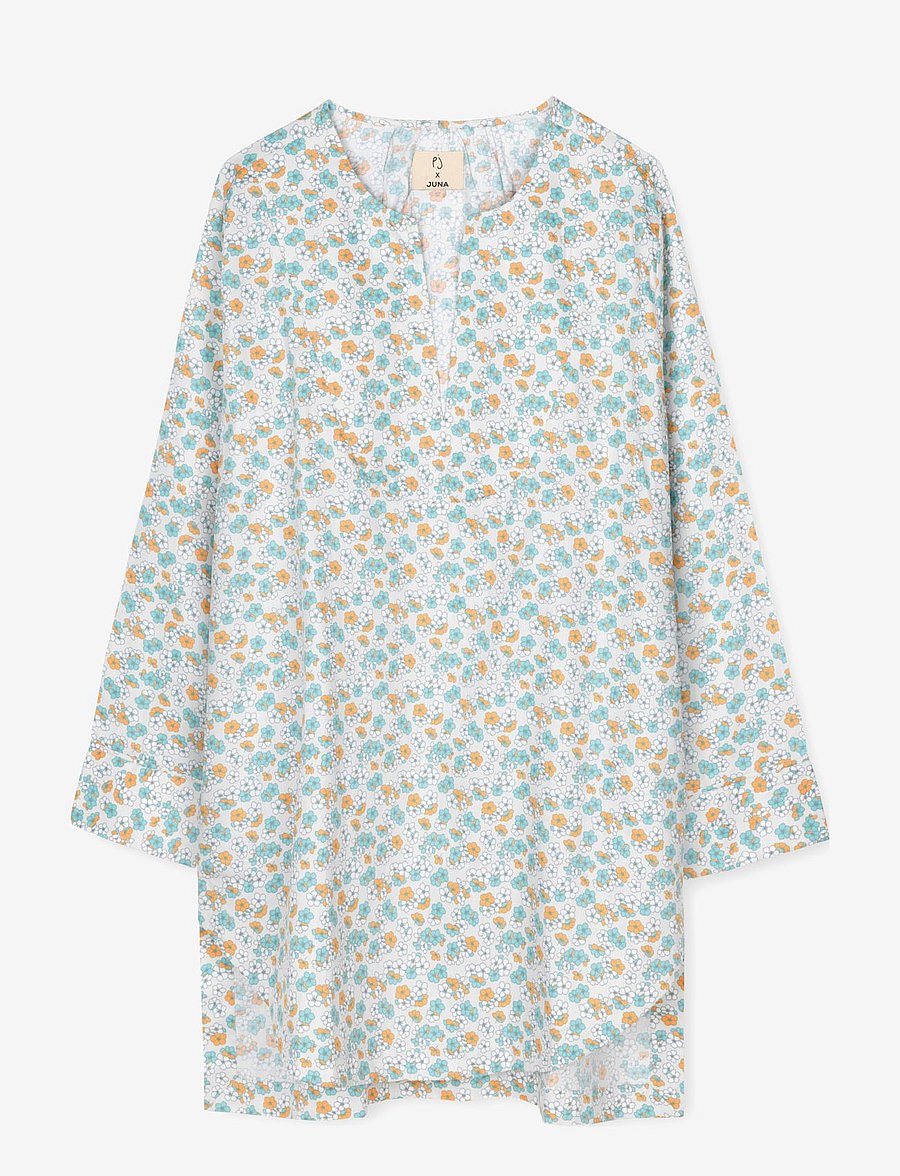 Juna - Pleasantly Gerda dress - nattlinnen - mint - 0