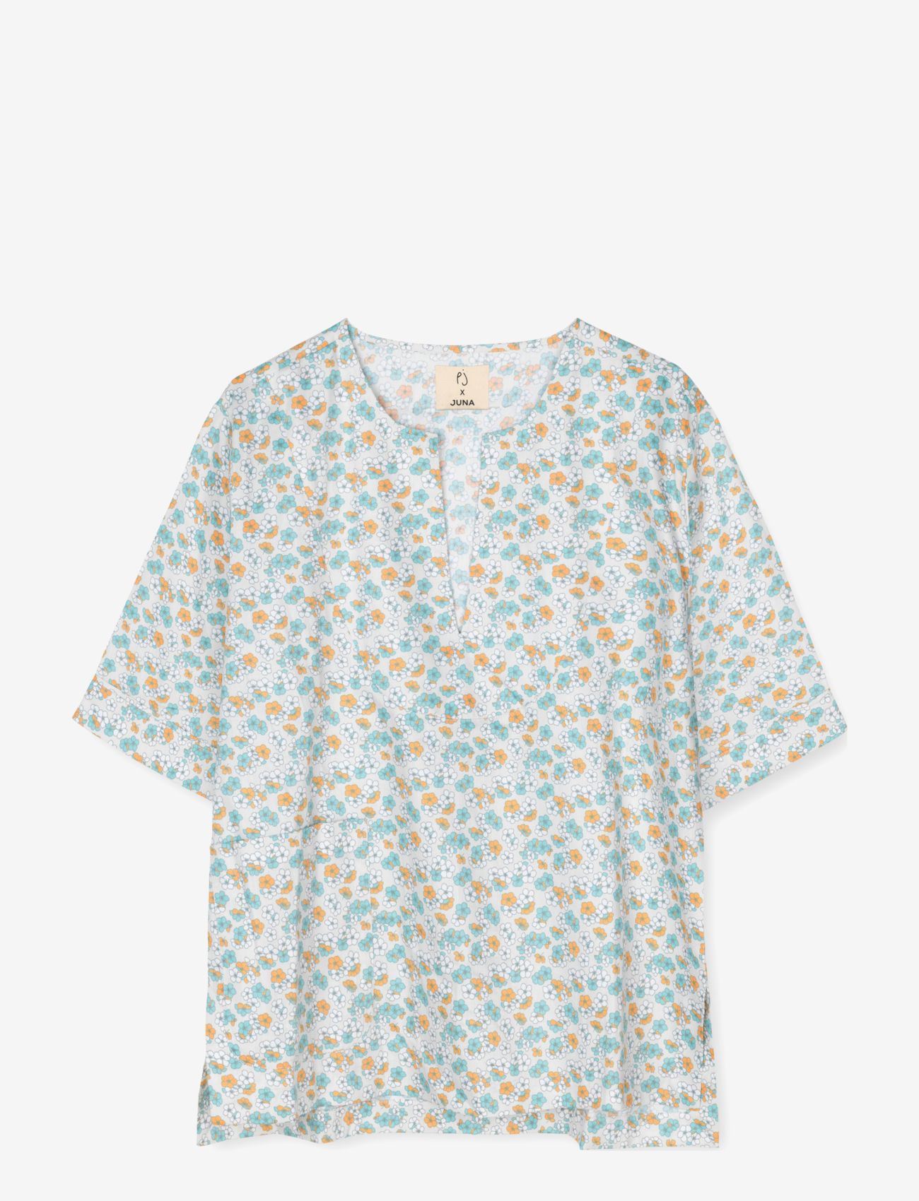 Juna Pleasantly Nina Tunic, S/M, Green, Nat- Og Loungewear > Toppe, Dame